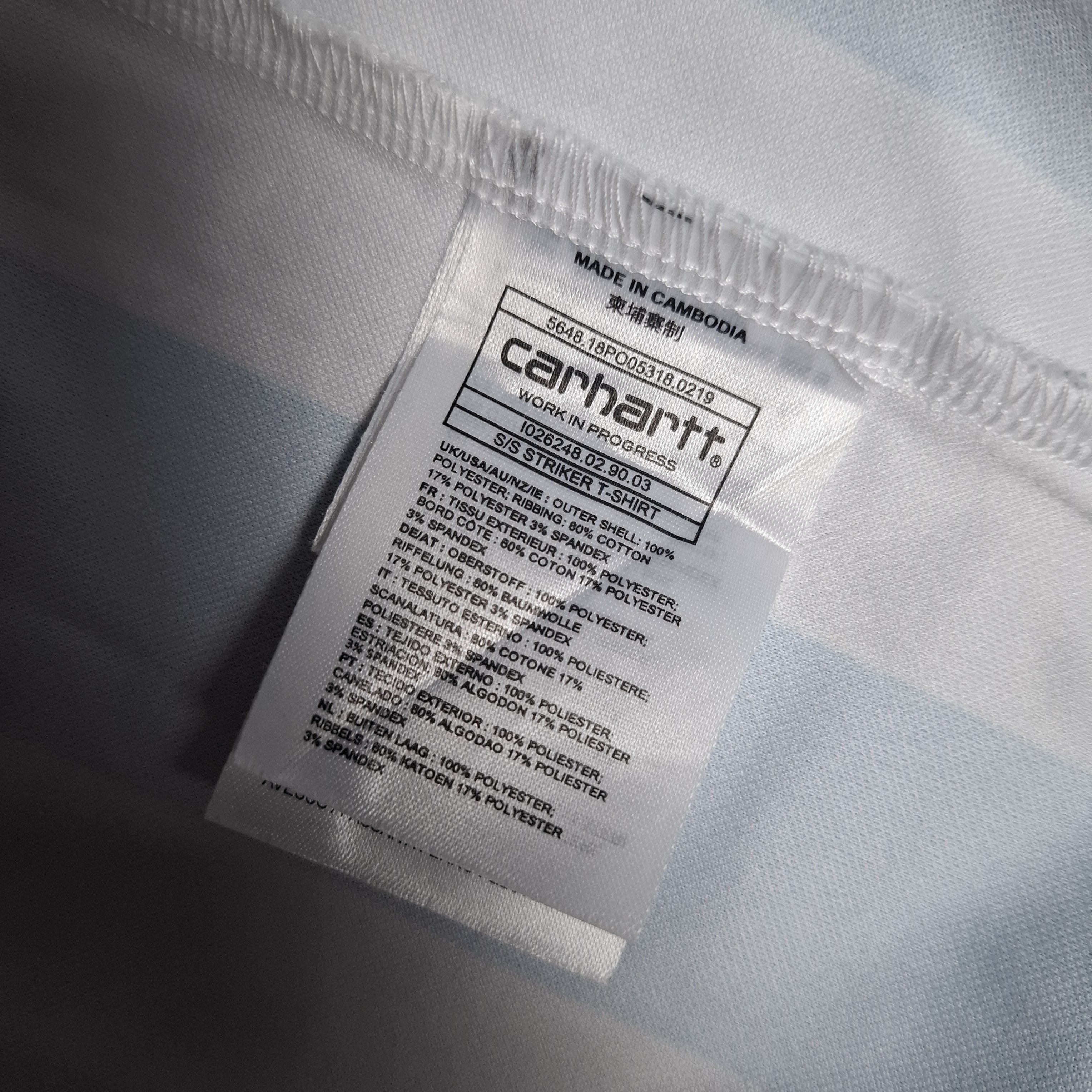 Carhartt Wip Carhartt WIP S/S Striker T-Shirt Size US L / EU 52-54 / 3 - 5 Thumbnail