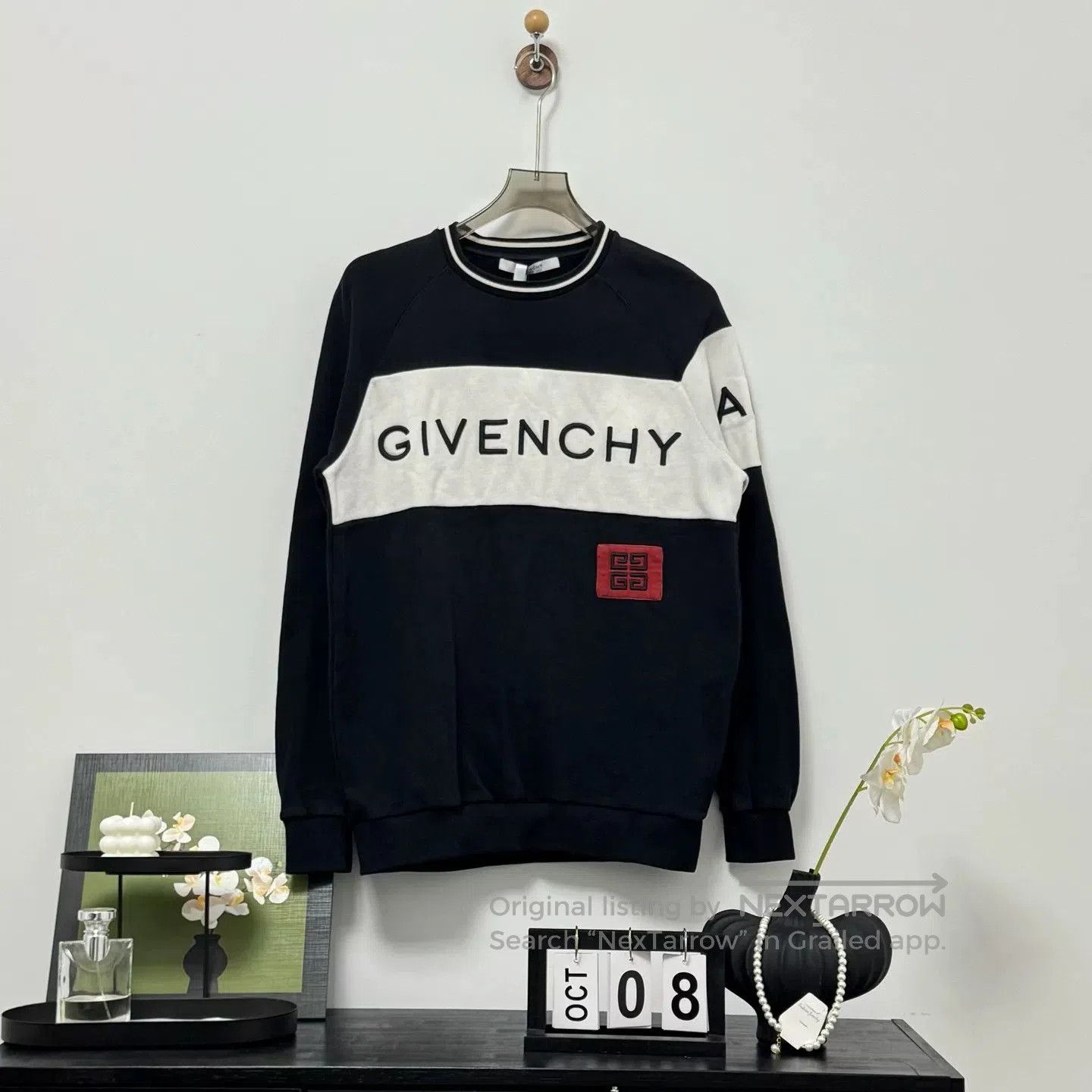 Givenchy Givenchy Embroidered Logo Sweatshirt XS. Size US XS / EU 42 / 0 - 1 Thumbnail