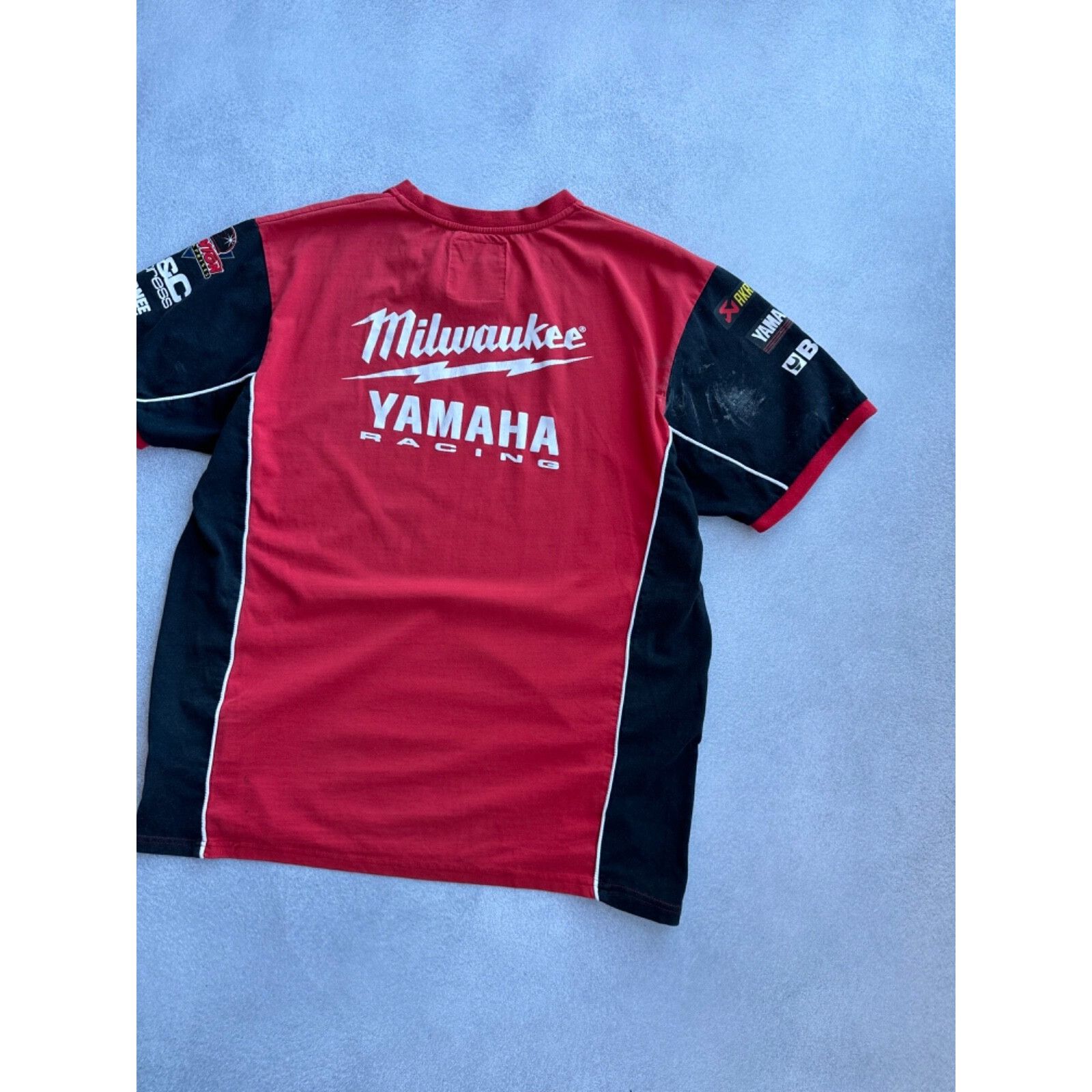 Yamaha VTG Yamaha Racing Milwaukee Monster Distressed T-shirt Size US XL / EU 56 / 4 - 11 Thumbnail
