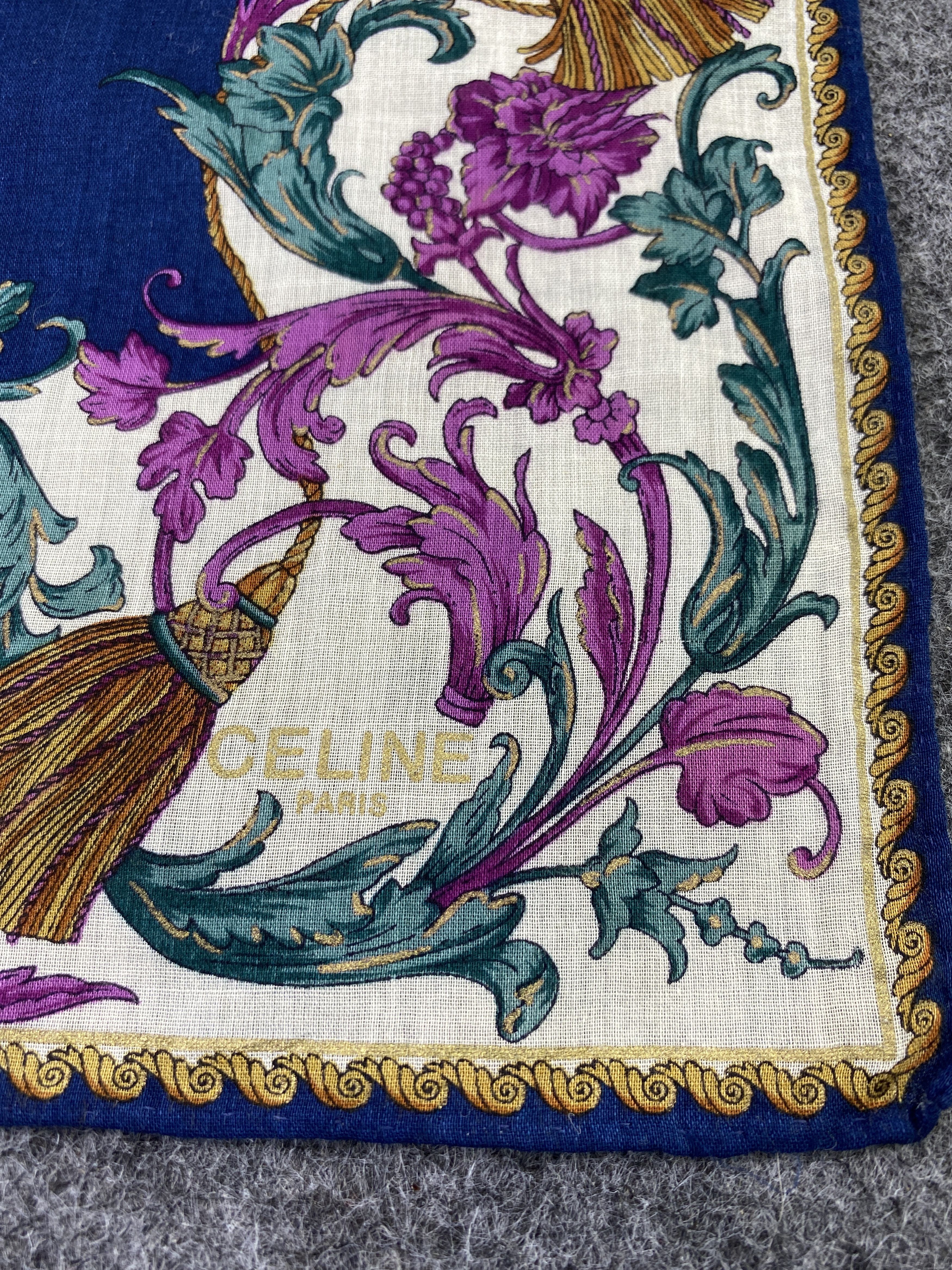 Celine Celine Handkerchief / Bandana / Neckerchief-B410 Size ONE SIZE - 5 Thumbnail