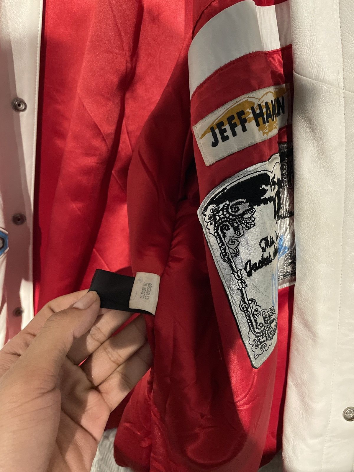 Jeff Hamilton Full team NBA leather jacket 80s Size US XXL / EU 58 / 5 - 4 Thumbnail