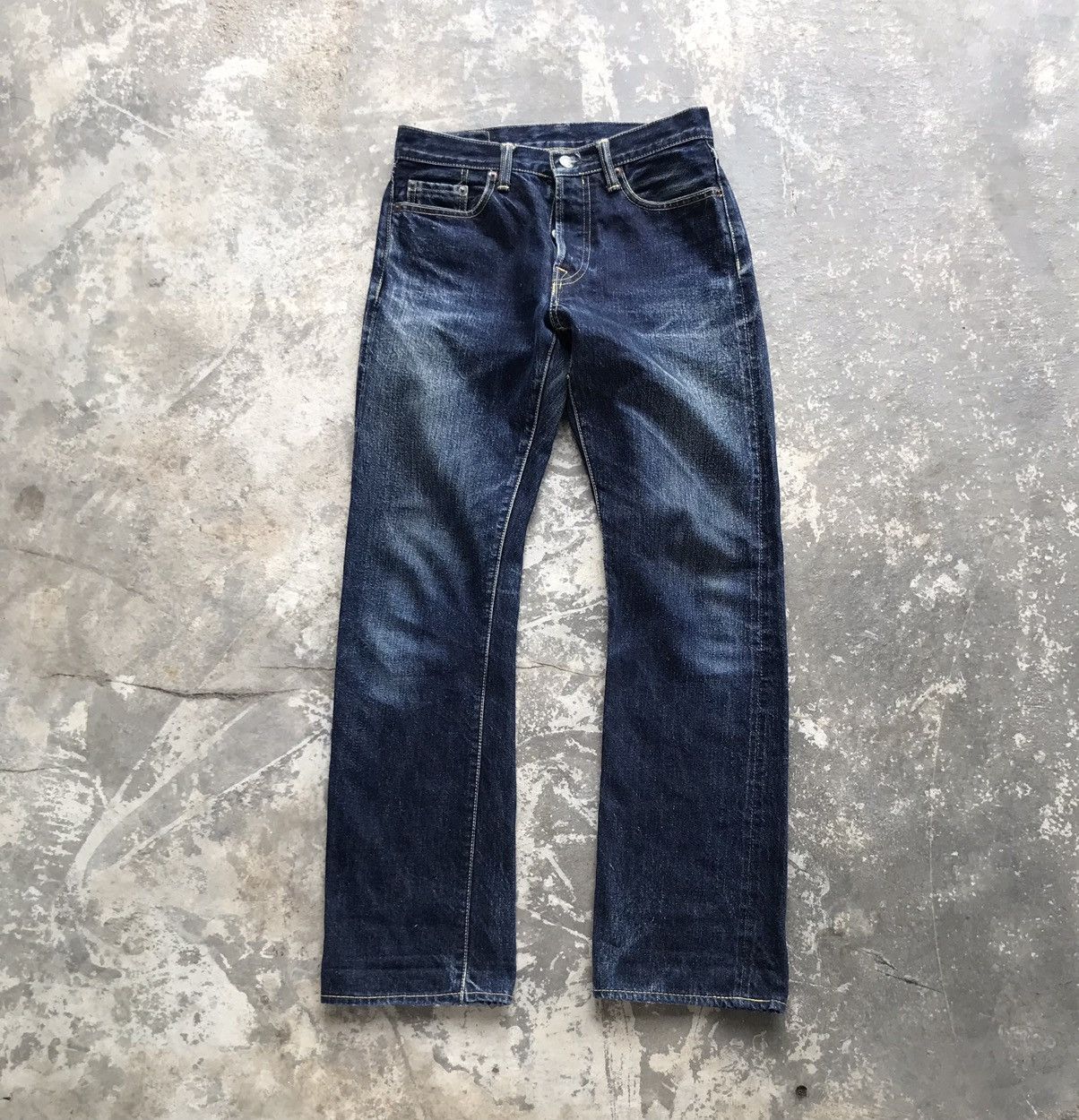 image of Kapital x Vintage Capital Selvedge Jeans in Blue Jean, Men's (Size 28)