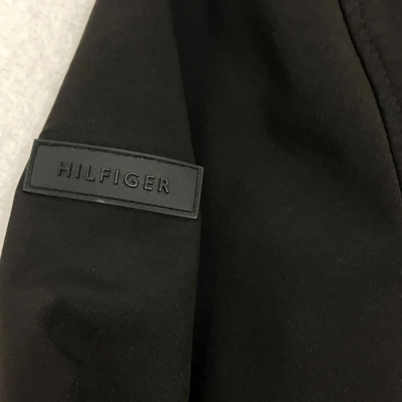 Tommy Hilfiger Tommy Hilfiger Jacket Mens Small Black Hooded Fleece Lined Full Zip Coat Size US S / EU 44-46 / 1 - 3 Thumbnail