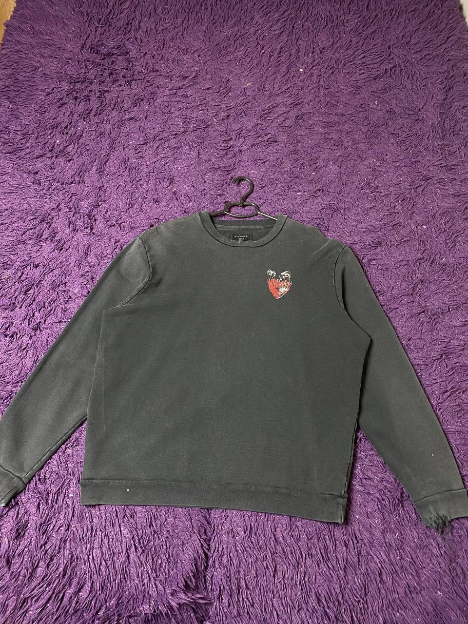 Allsaints ALLSAINTS Sweatshirt SunFaded Color Pullover Size US M / EU 48-50 / 2 - 7 Thumbnail
