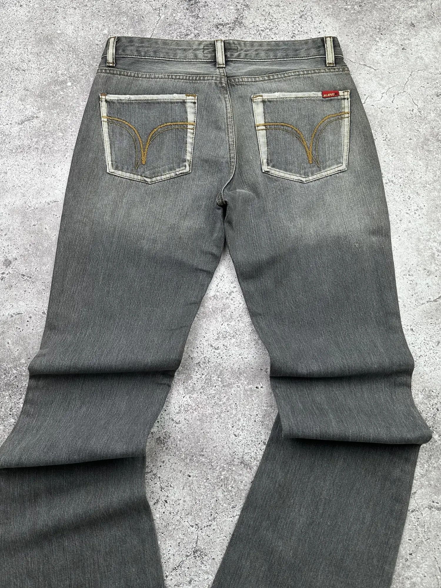 Japanese Brand Vintage Flare Jeans C383(V272) Size 27" / US 4 / IT 40 - 6 Thumbnail