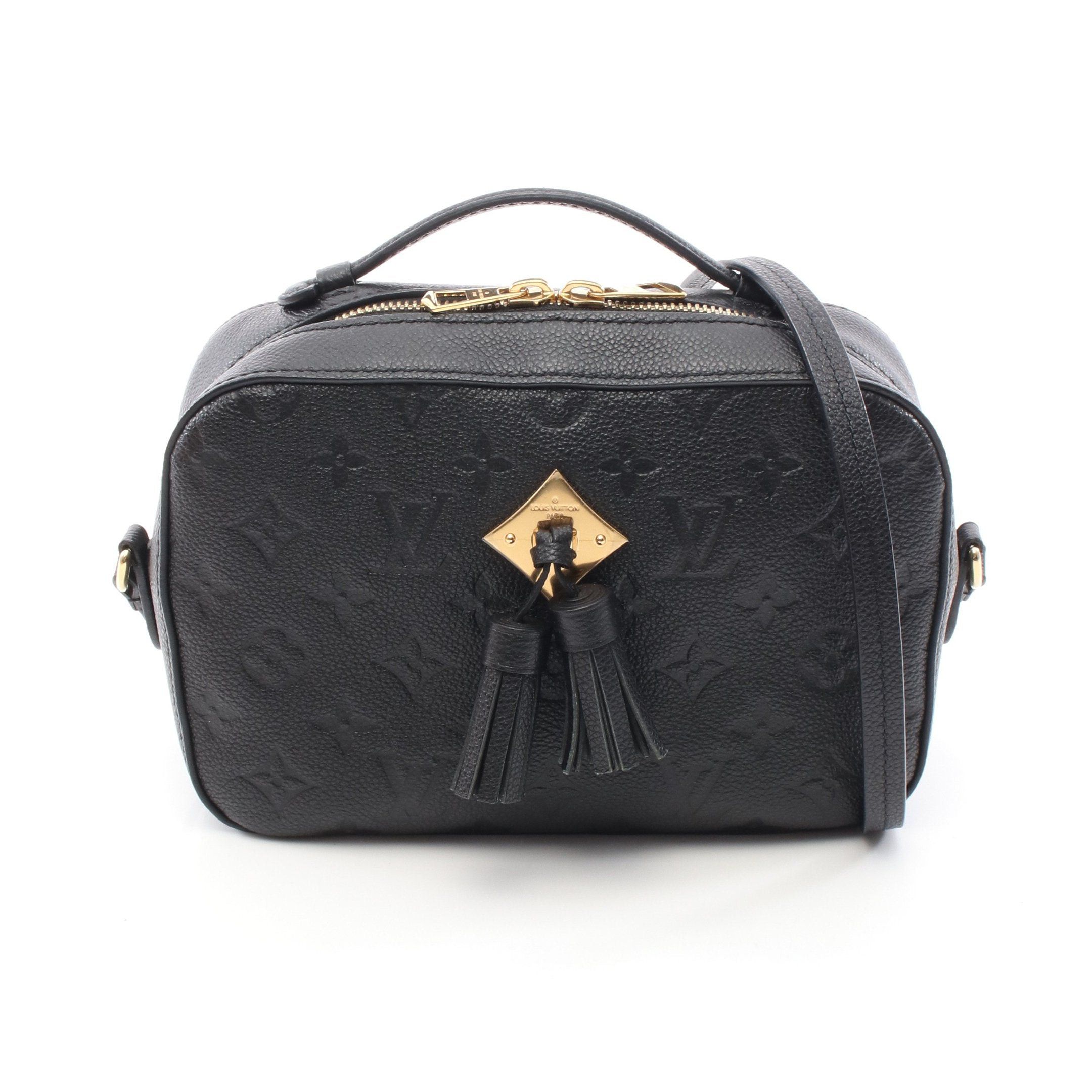 Louis Vuitton Louis Vuitton Saintonge Monogram Empreinte Noir Shoulder Bag Leather Black Size ONE SIZE - 1 Thumbnail