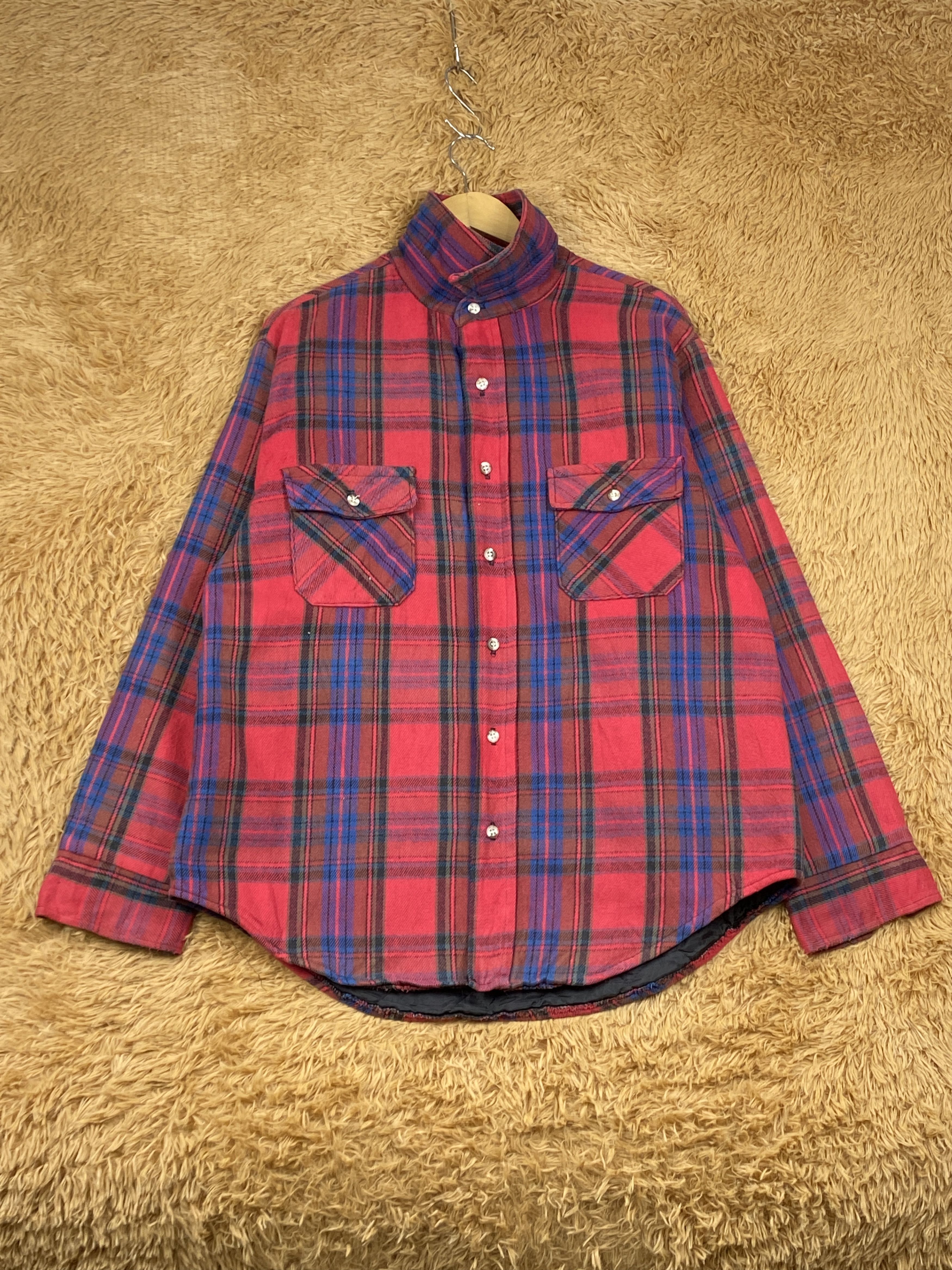 Japanese Brand Vintage Deerskin Flannel Quilted Lining Jacket J1760 Size US M / EU 48-50 / 2 - 1 Thumbnail