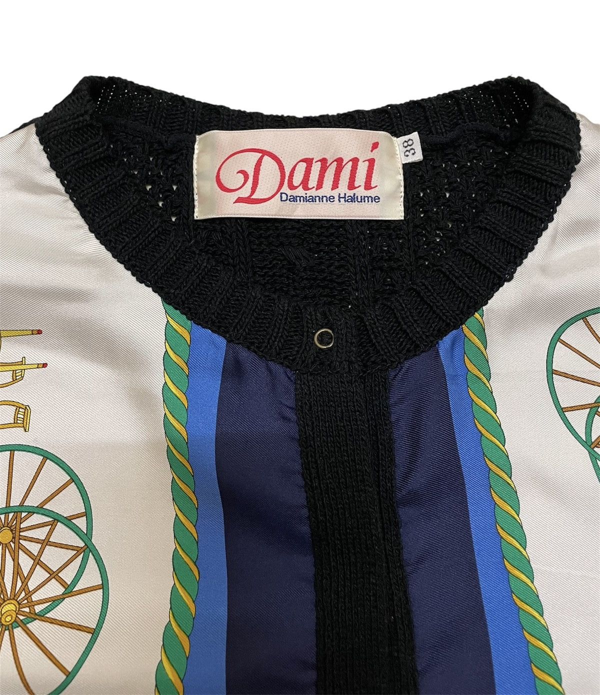 Japanese Brand Rare Damianne Halume Vtg Celine Scarf Remakes Tops Size S / US 4 / IT 40 - 7 Thumbnail