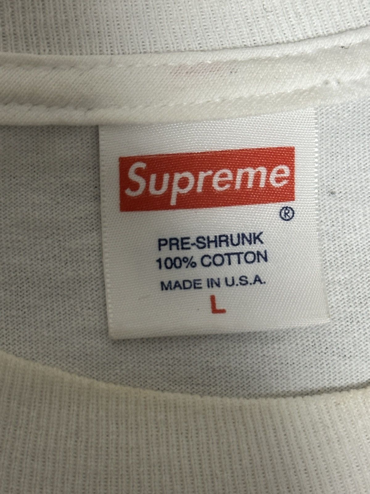 Damien Hirst × Supreme Damien Hirst Box Logo - Life's a Bitch Then you Die! Size US L / EU 52-54 / 3 - 6 Thumbnail