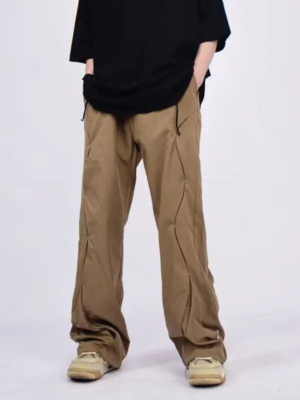 Vintage flared punk cargo pants Size US 32 / EU 48 - 3 Thumbnail