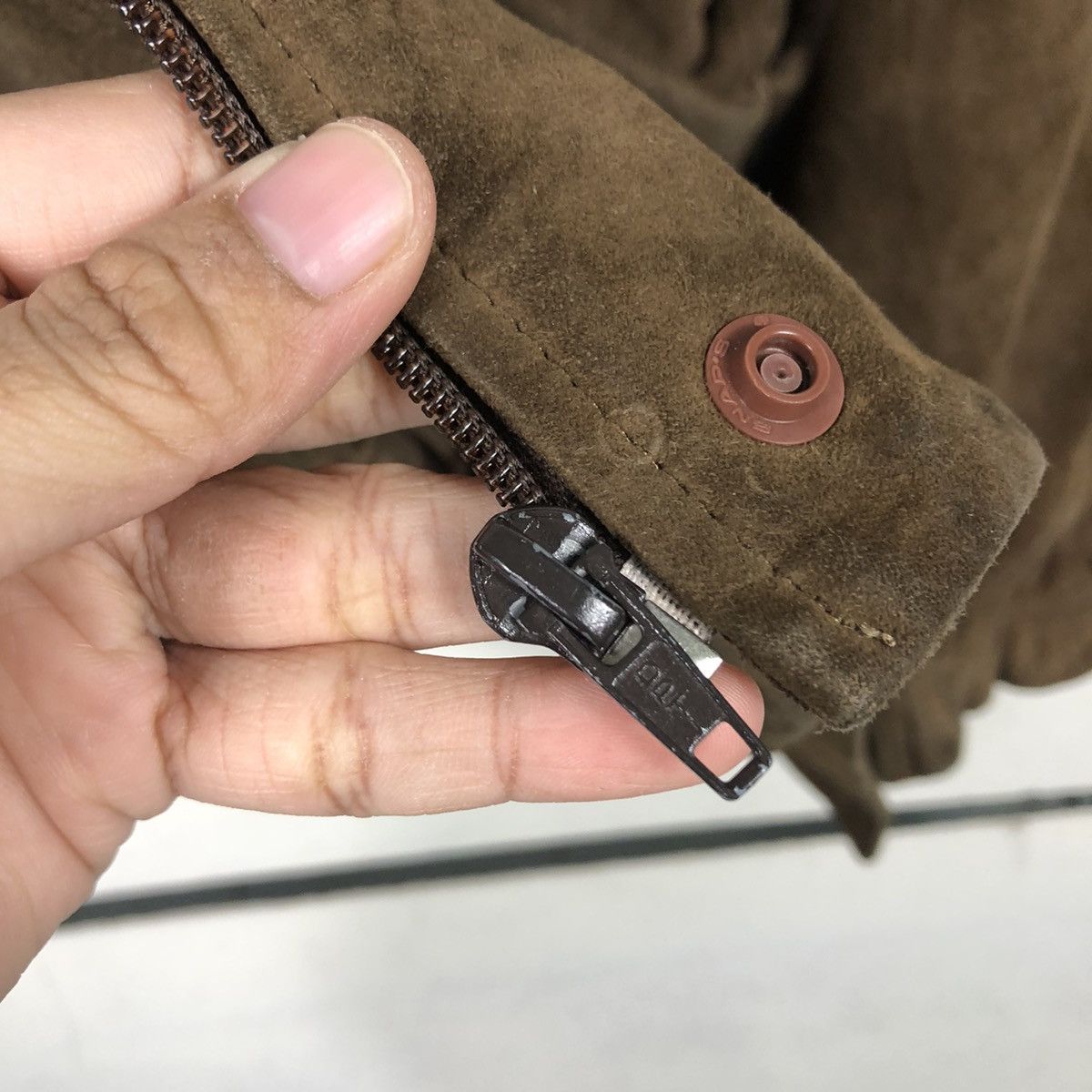 Genuine Leather 📌Vintage Fly Bomber Jacket Leather Danna Issey Miyake Size US M / EU 48-50 / 2 - 19 Thumbnail