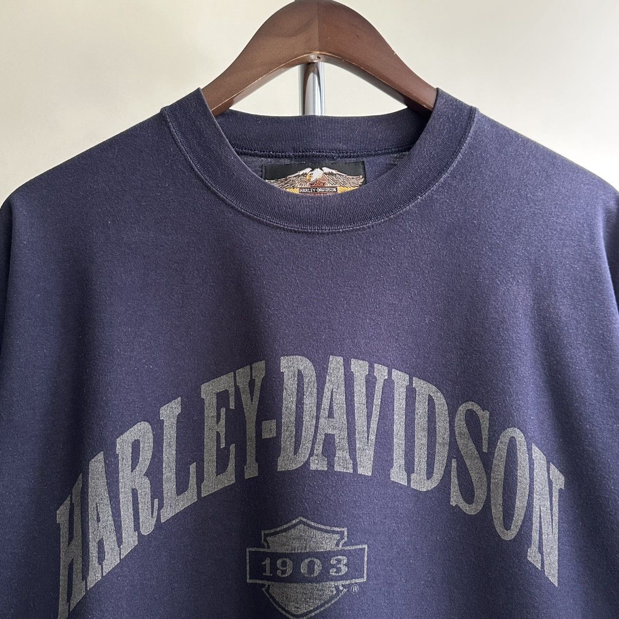 Harley Davidson Vintage Harley Davidson Reflective Big Logo Tee Size US XL / EU 56 / 4 - 3 Thumbnail