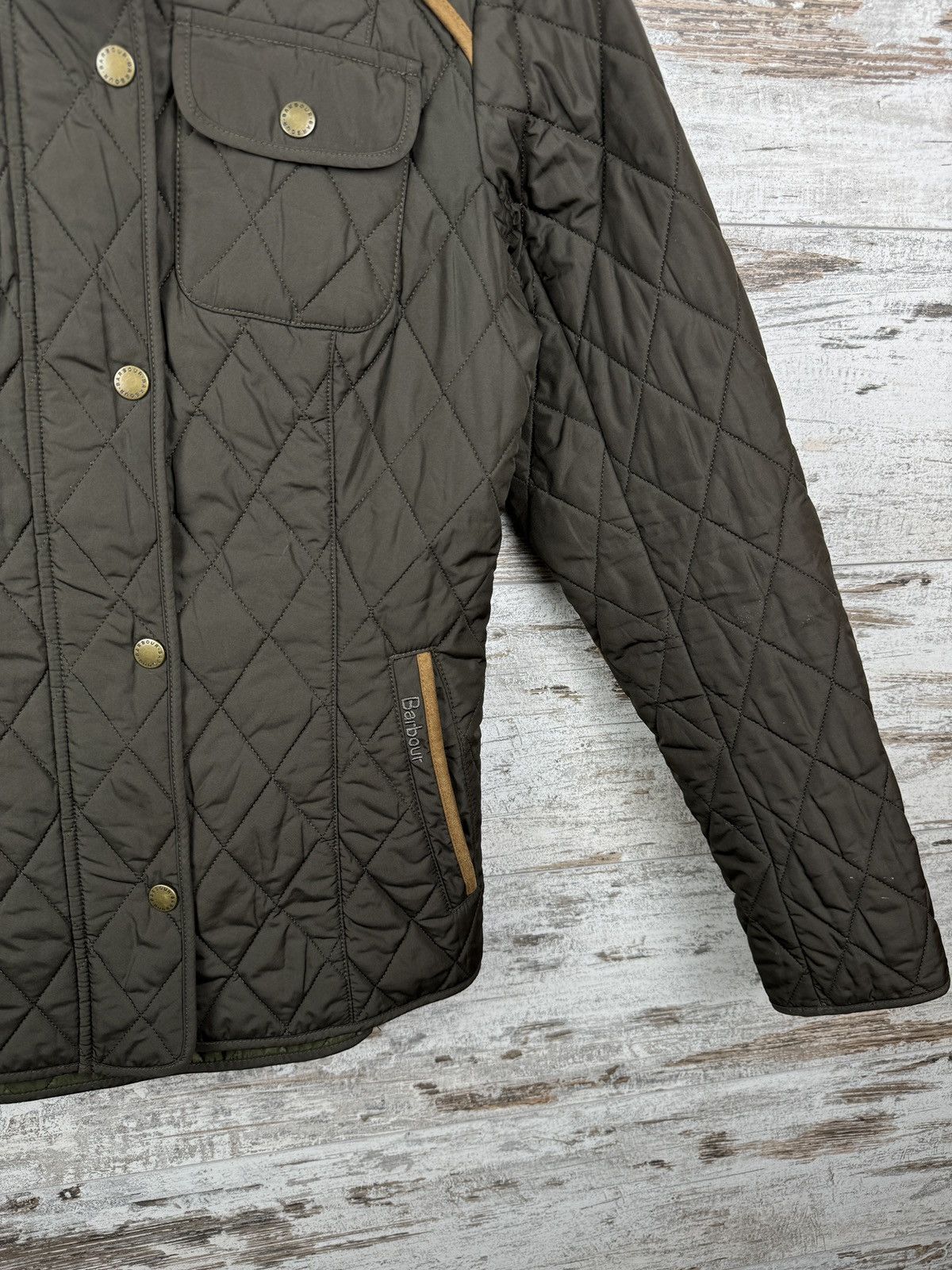 Barbour Women’s Barbour Draycott Jacket quilted brown size UK 8 Size S / US 4 / IT 40 - 4 Thumbnail