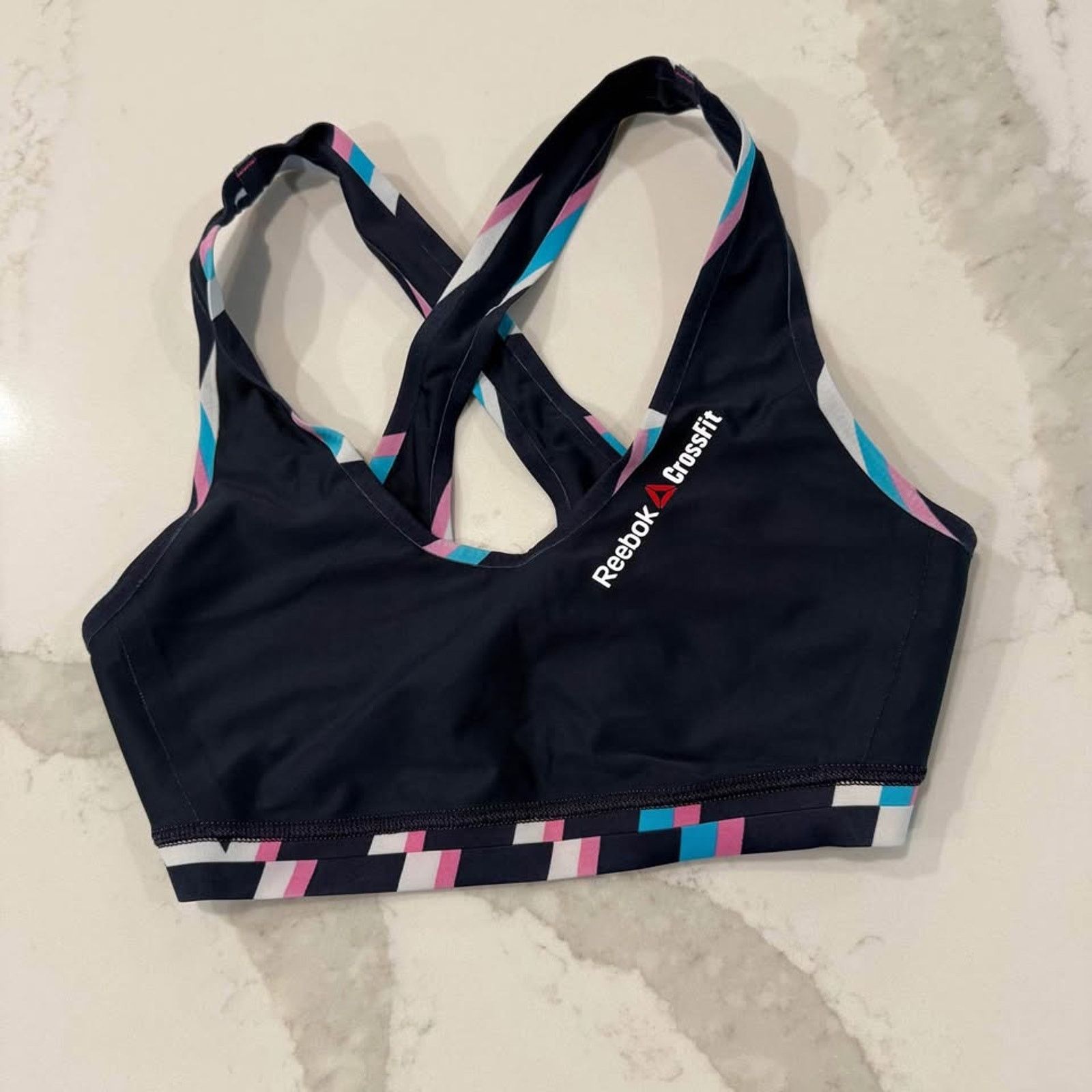 Reebok Reebok Reversible CrossFit Play-Dry Sports Bra Womens Small Size ONE SIZE - 4 Thumbnail