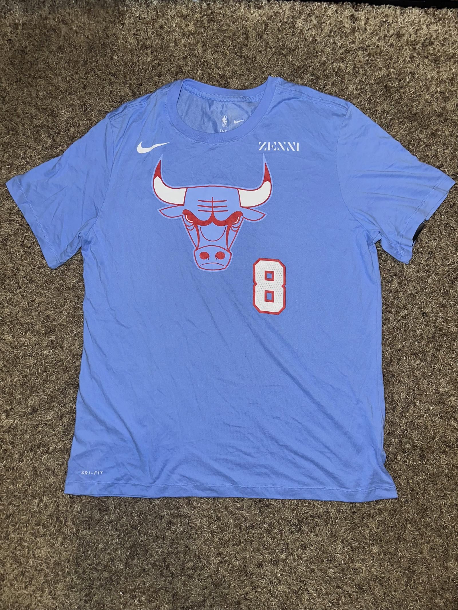 Chicago Bulls Zach LaVine Nike Blue 2019/20 City T-Shirt