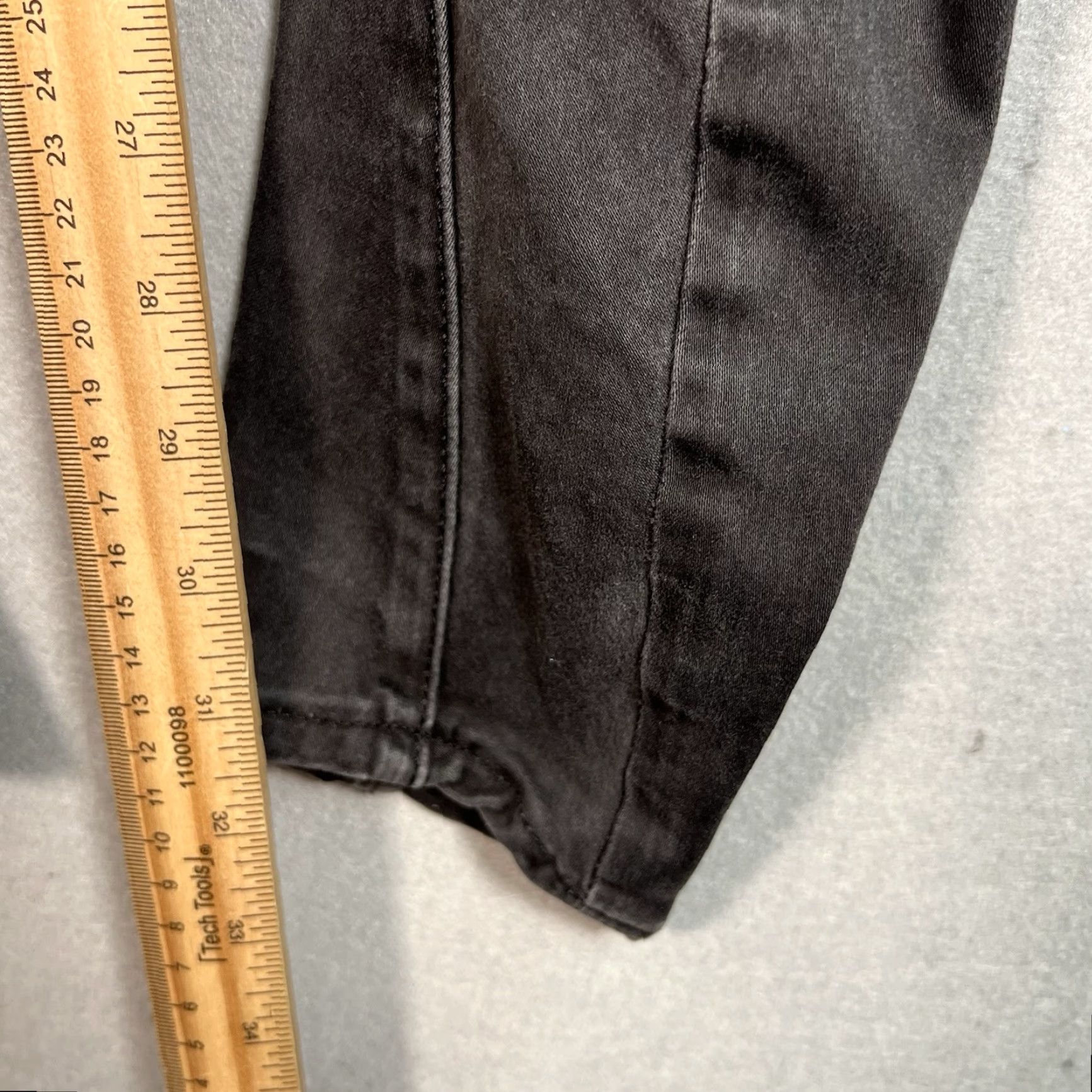 G-Star G Star Raw Jeans Womens 24 Arc 3D Slim Black Wash Denim Skinny 26 x 31 Size 42" / US 20 - 4 Thumbnail