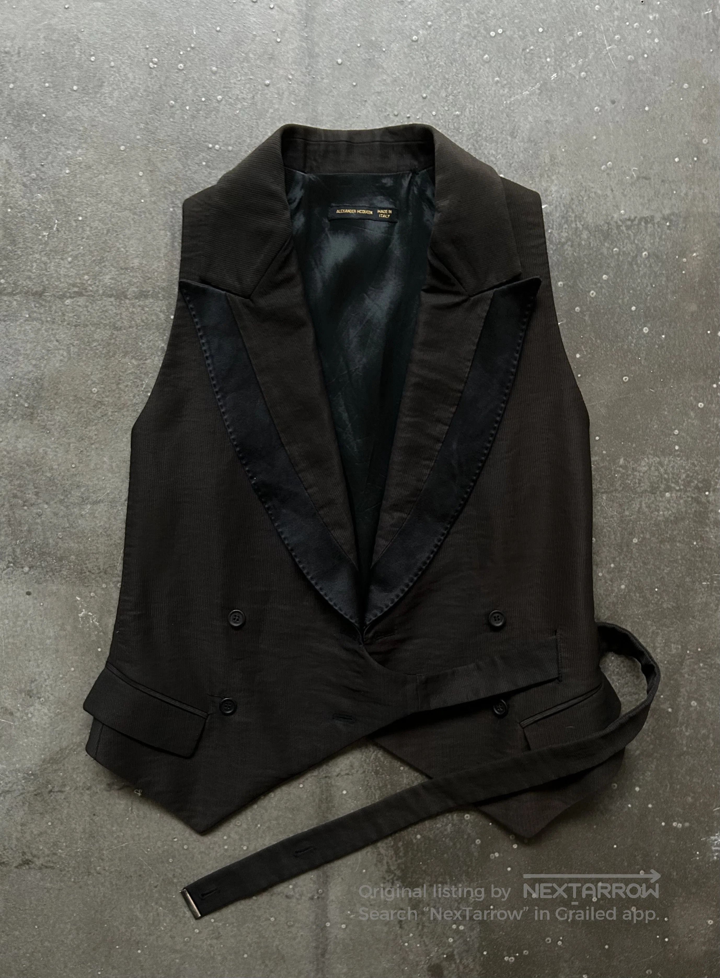 Alexander McQueen Alexander McQueen 2001aw Black Vest. Size US L / EU 52-54 / 3 - 1 Thumbnail