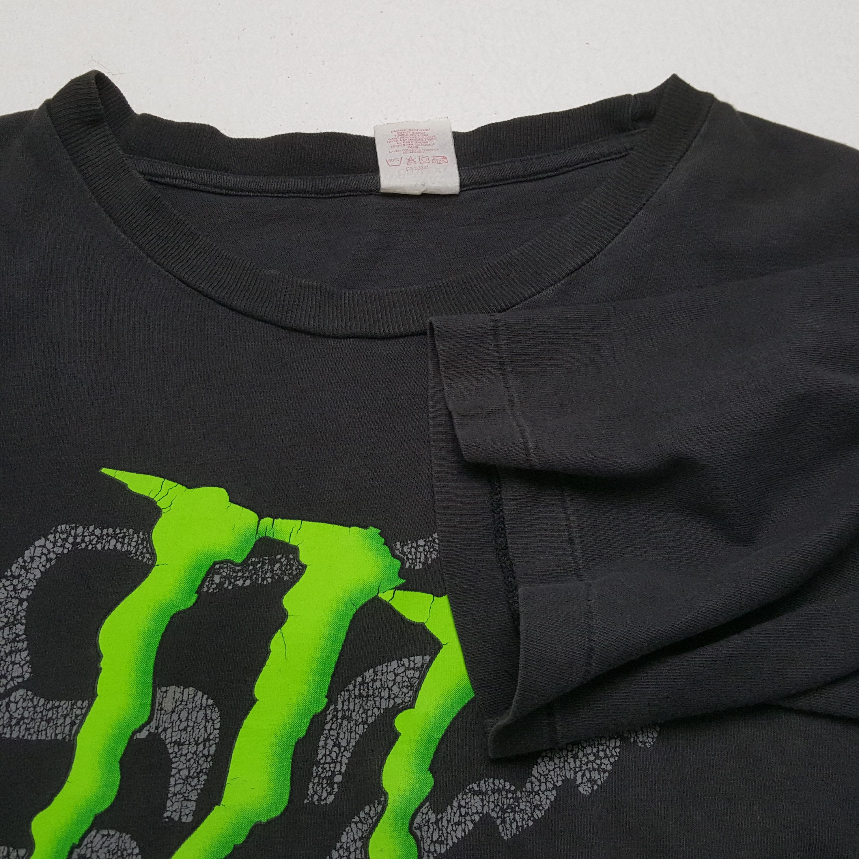 Fox Racing × Vintage MONSTER ENERGY X FOX RACING Promo Style Vintage Tshirt Size US XL / EU 56 / 4 - 6 Thumbnail