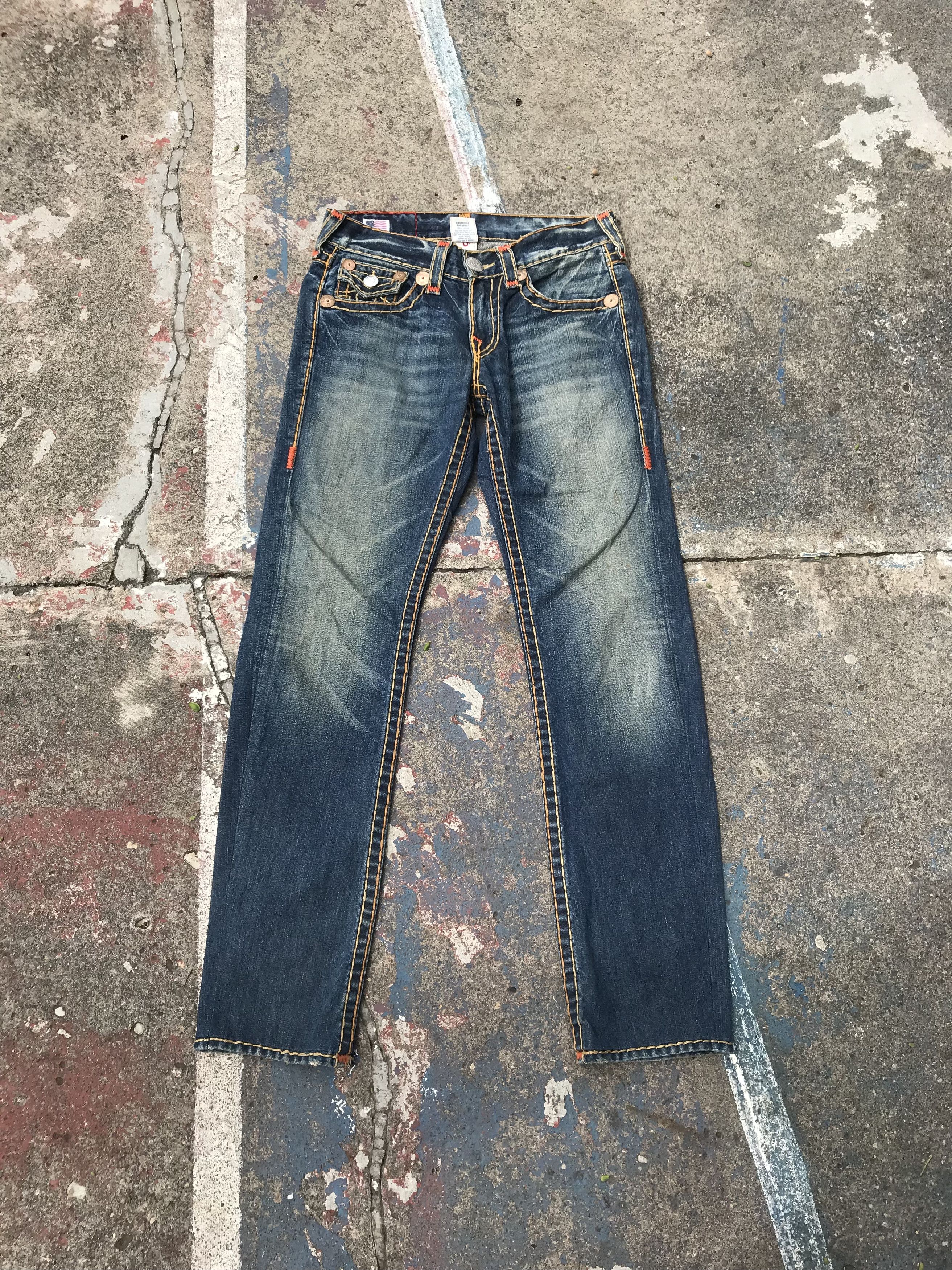 パンツ TRUE RELIGION RAINBOW BILLY 29 Y2K JEANS True Religion Rainbow Billy Jeans (29/30) – Wear Garson
