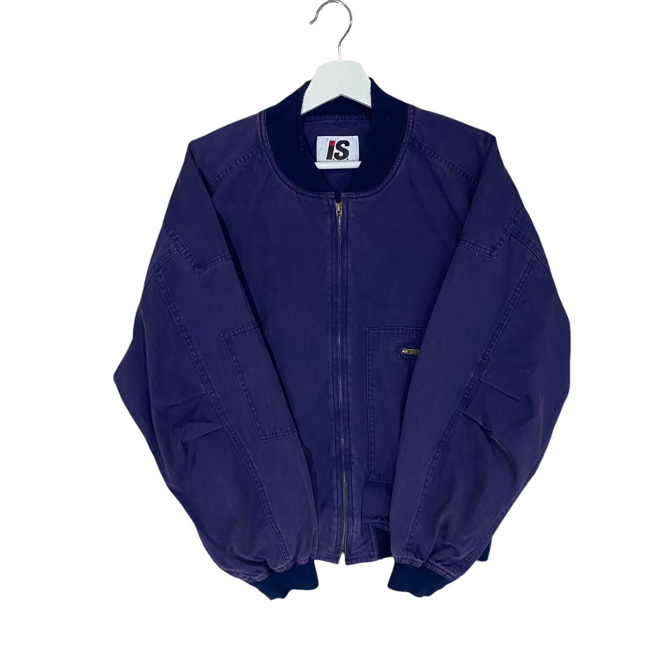 Issey Miyake × Vintage 🔥 VINTAGE 80's ISSEY MIYAKE I.S LOGO BOMBERS JACKET Size US L / EU 52-54 / 3 - 8 Thumbnail