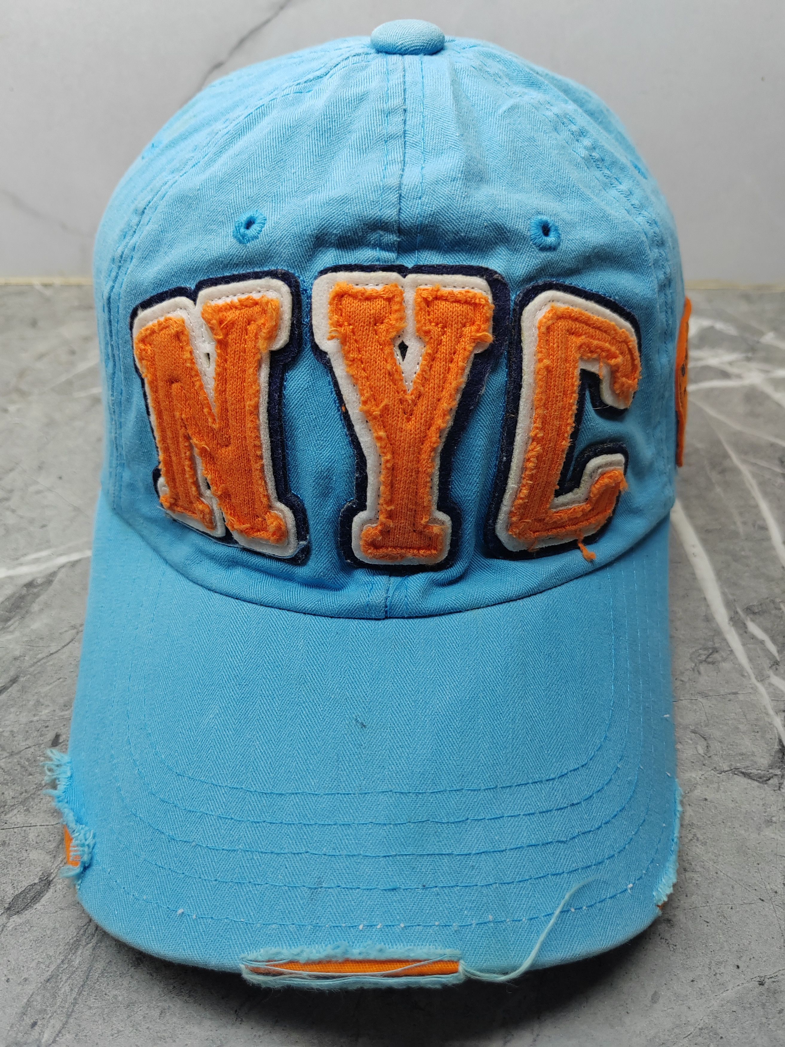Vintage Vintage NYC Distressed Style Cap Hat Size ONE SIZE - 2 Thumbnail