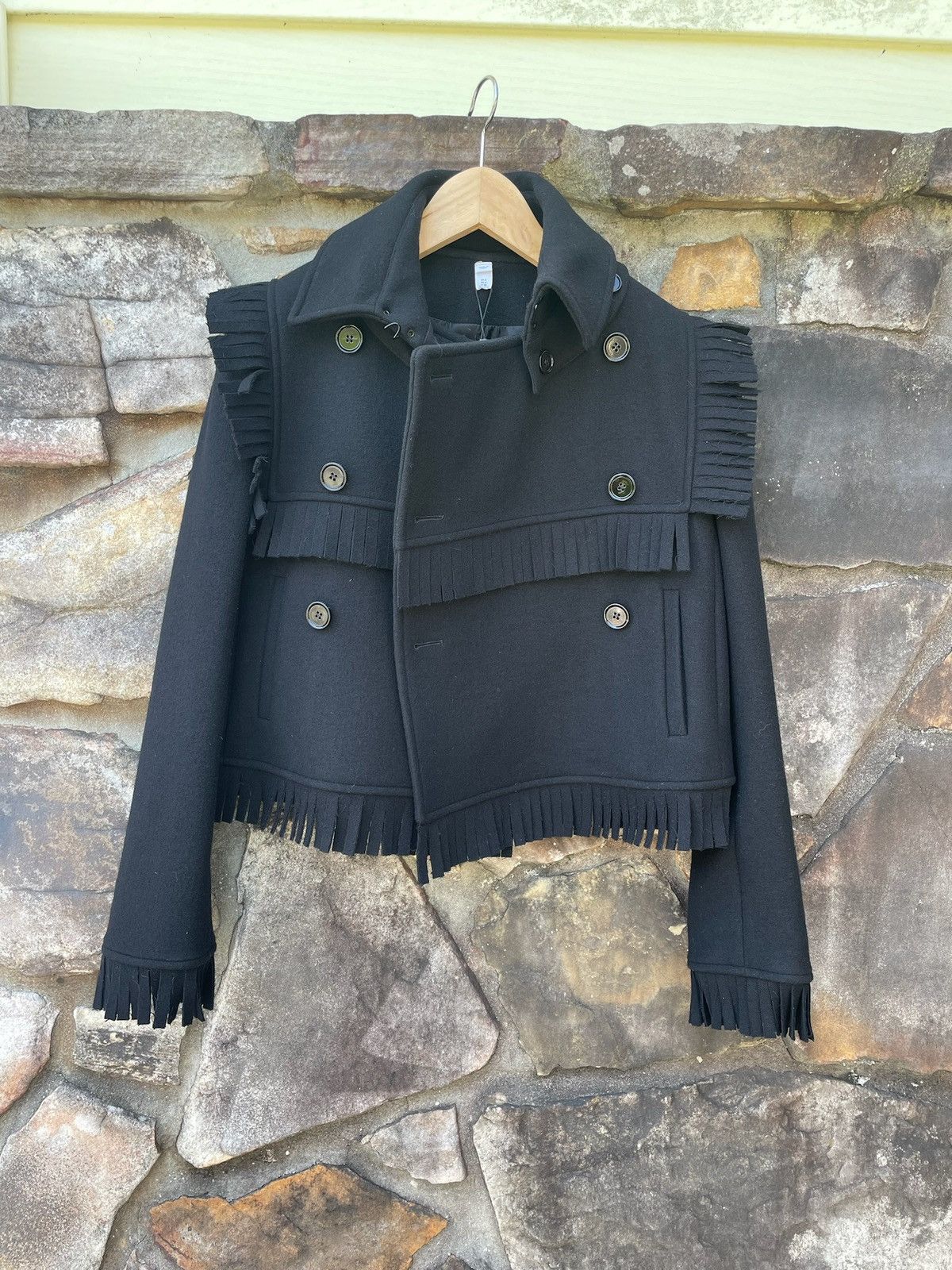 Burberry Burberry cashmere/wool cropped jacket NEW Size S / US 4 / IT 40 - 1 Thumbnail