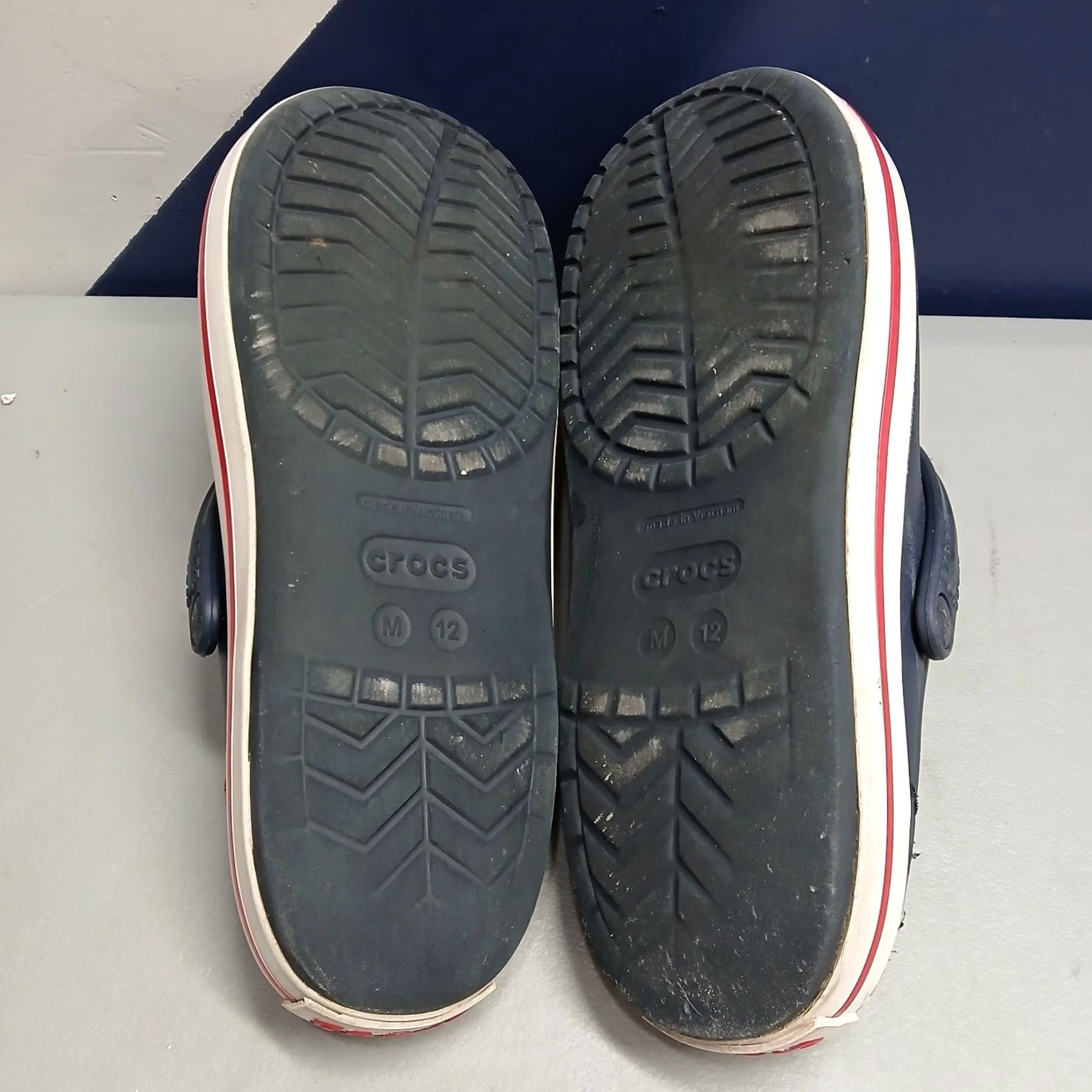 Crocs Crocs Crocband Clogs Mens Size 12 Multicolor Perforated Closed Toe Comfort Slip On Shoes Size US 12 / EU 45 - 8 Thumbnail