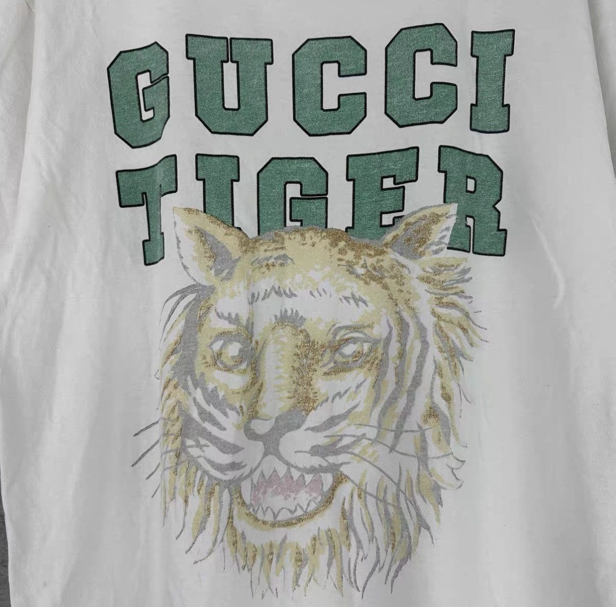 Gucci Gucci Tiger Head Letter Print Short Sleeve J42 Size US M / EU 48-50 / 2 - 3 Thumbnail