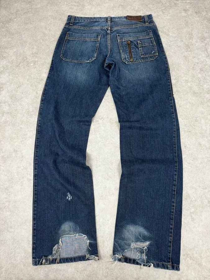 Dolce & Gabbana FW06 Dolce & Gabbana Blue Flat Pockets Jeans Size US 33 - 5 Thumbnail