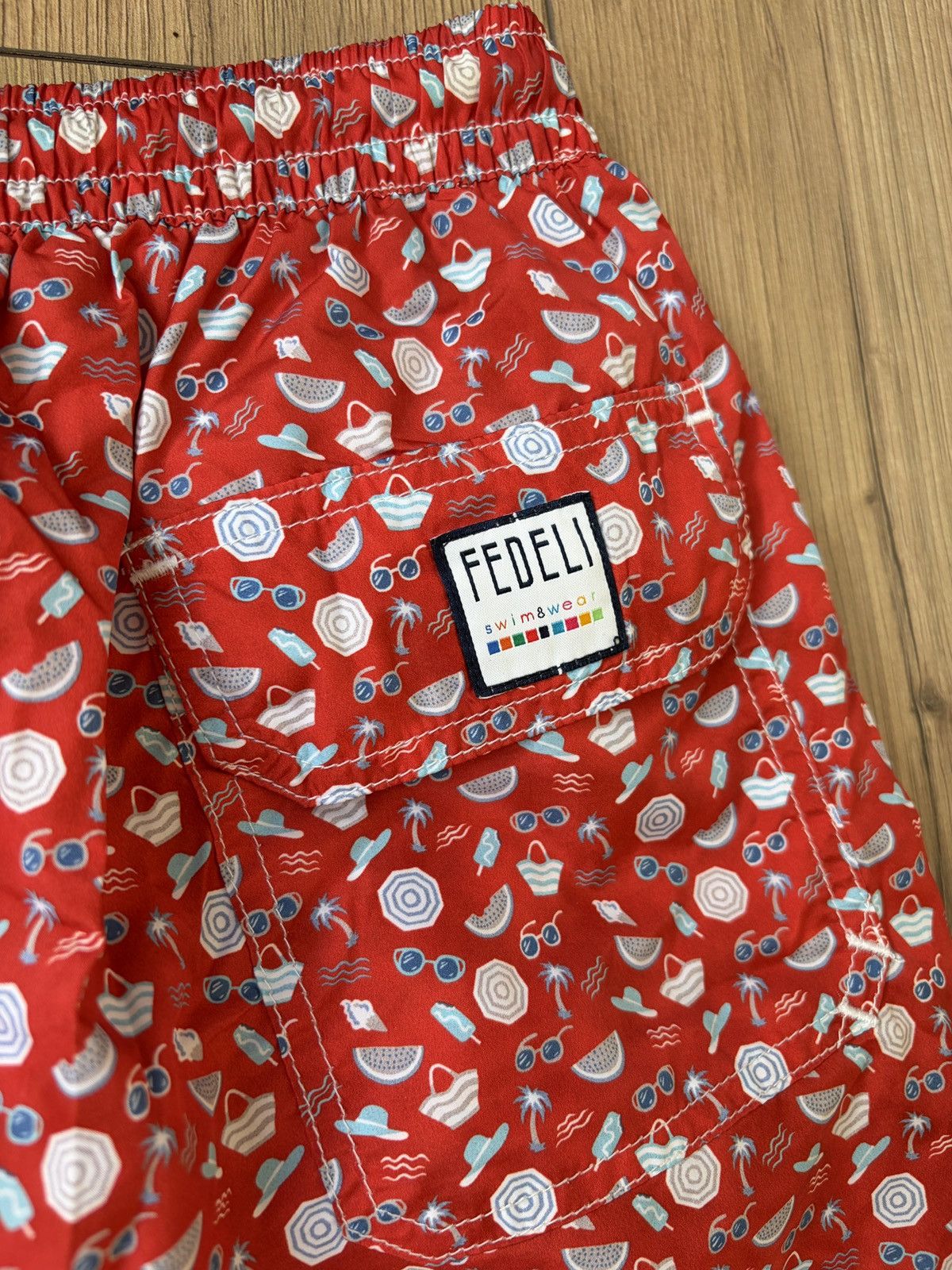 Fedeli FEDELI Multicolor Luxury Swim Shorts Size US 34 / EU 50 - 10 Thumbnail