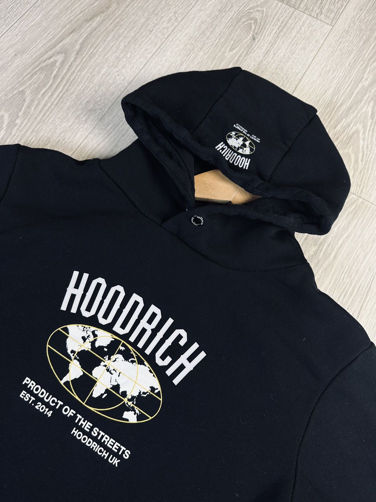 Hoodrich × Trapstar London Hoodrich Big Logo Black Hoodie Size US M / EU 48-50 / 2 - 5 Thumbnail