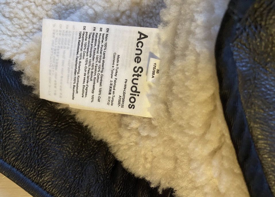 Acne Studios Acne Studios Shearling Leather Jacket Size US M / EU 48-50 / 2 - 6 Thumbnail