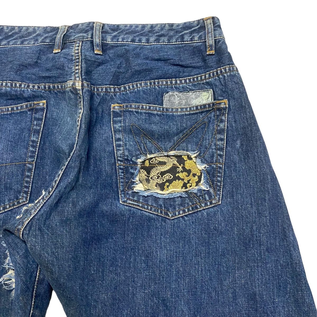 Fiberops FIBEROPS Denim Patchwork Jeans Size US 34 / EU 50 - 11 Thumbnail