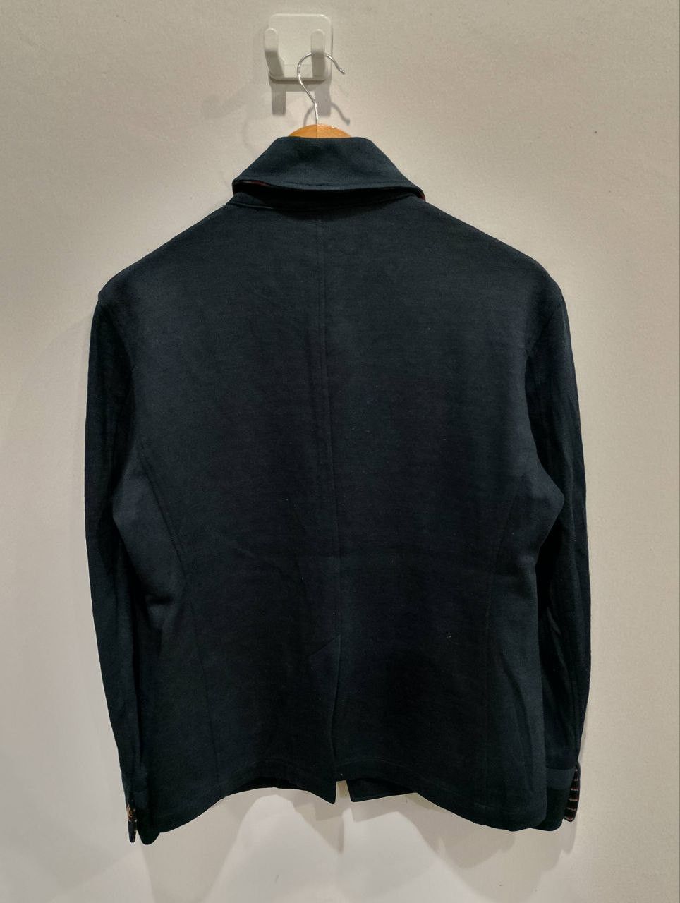 Takeo Kikuchi TAKEO KIKUCHI Japan Plaid Dark Blue Wool Blend Jacket Size US S / EU 44-46 / 1 - 2 Thumbnail