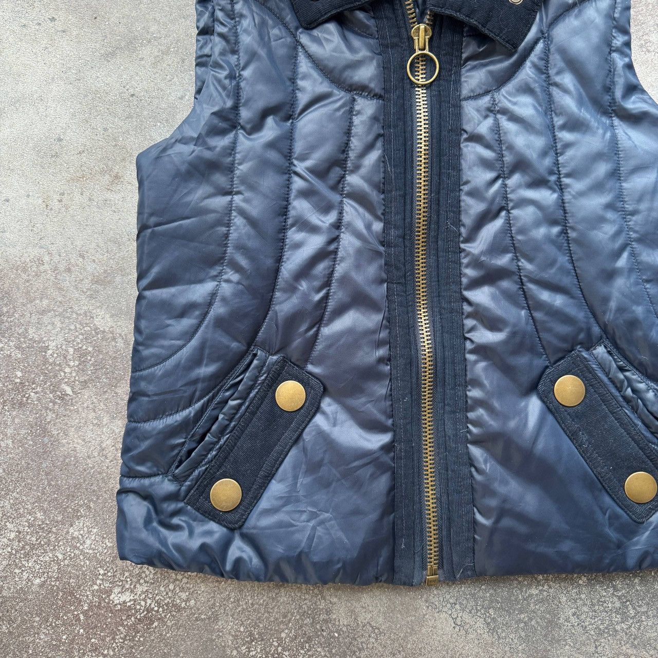 Japanese Brand River Island Y2K Glamour 2000’s Puffer Hooded Vest Size M / US 6-8 / IT 42-44 - 5 Thumbnail