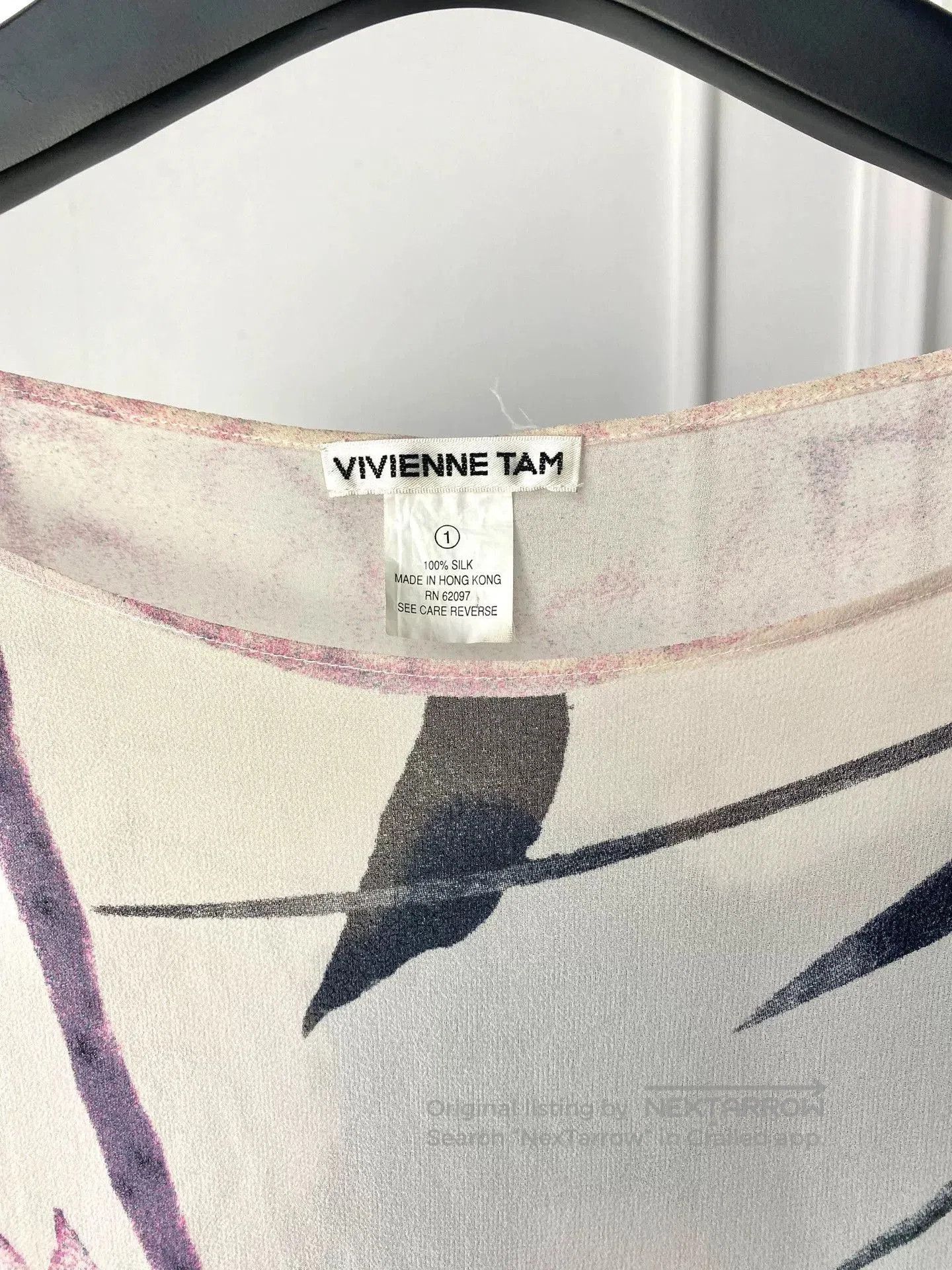 Vivienne Tam Vivienne Tam Floral Silk Top. Size XL / US 12-14 / IT 48-50 - 4 Thumbnail