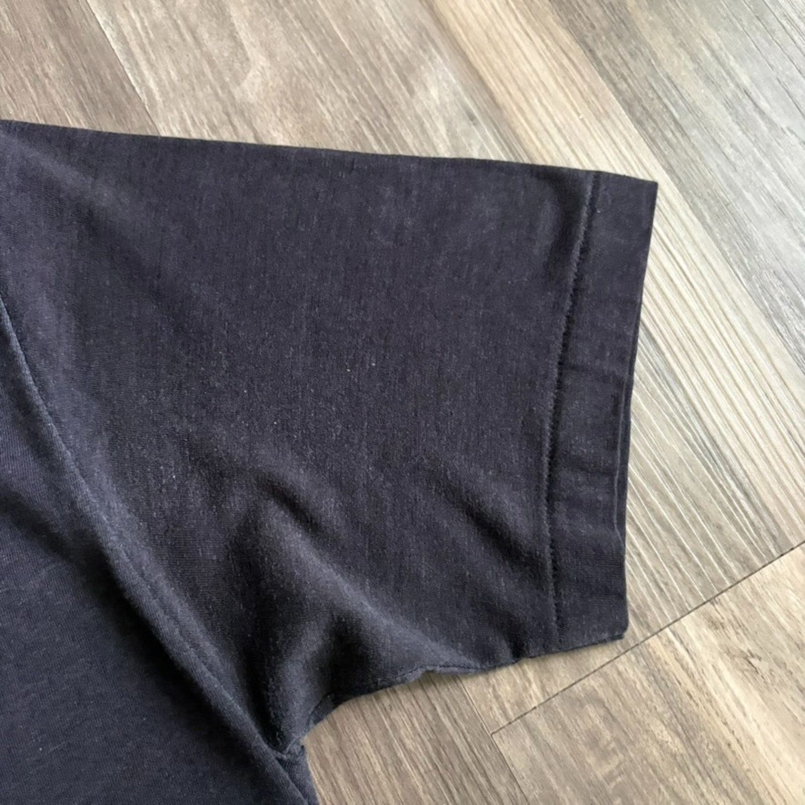 Vintage Vintage Paper Thin Burnout T-Shirt Men's Size L Black Size US L / EU 52-54 / 3 - 7 Thumbnail