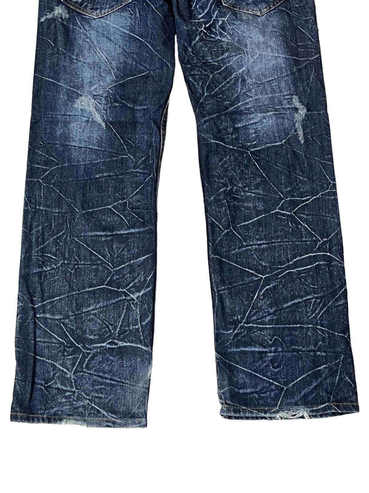 Japanese Brand SICK🔥JAPANESE BRAND "NYLAUS JEANS" DOUBLE WAIST JEANS Size US 34 / EU 50 - 7 Thumbnail