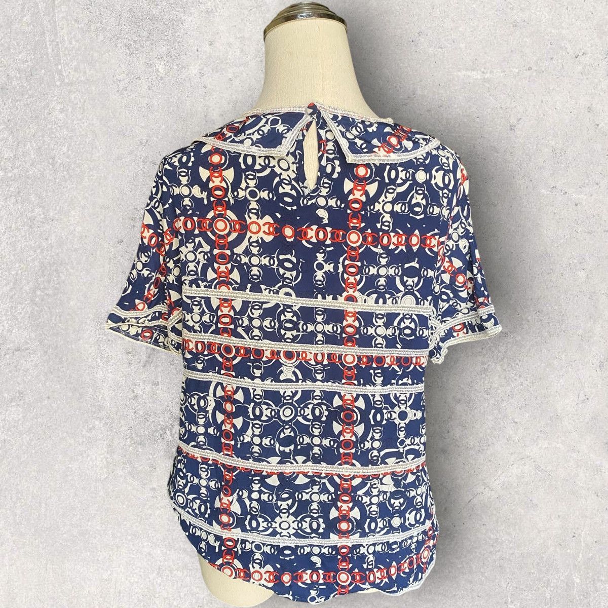 Chanel AW2007 Silk CC Monogram Blouse Size M / US 6-8 / IT 42-44 - 5 Thumbnail