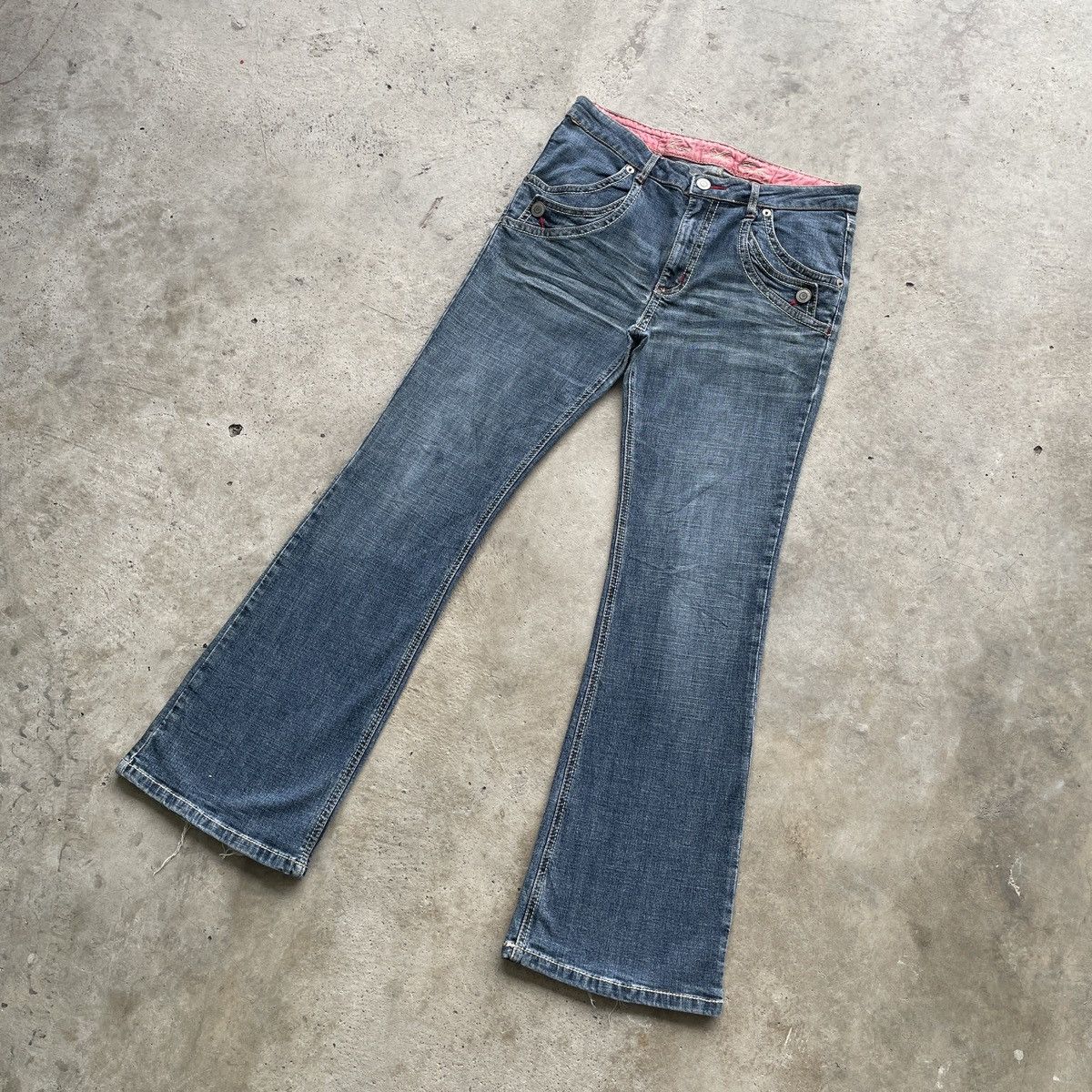 If Six Was Nine W32 Vintage Japan Flare Denim Faded Bootcut Jeans Pants Size US 32 / EU 48 - 3 Thumbnail