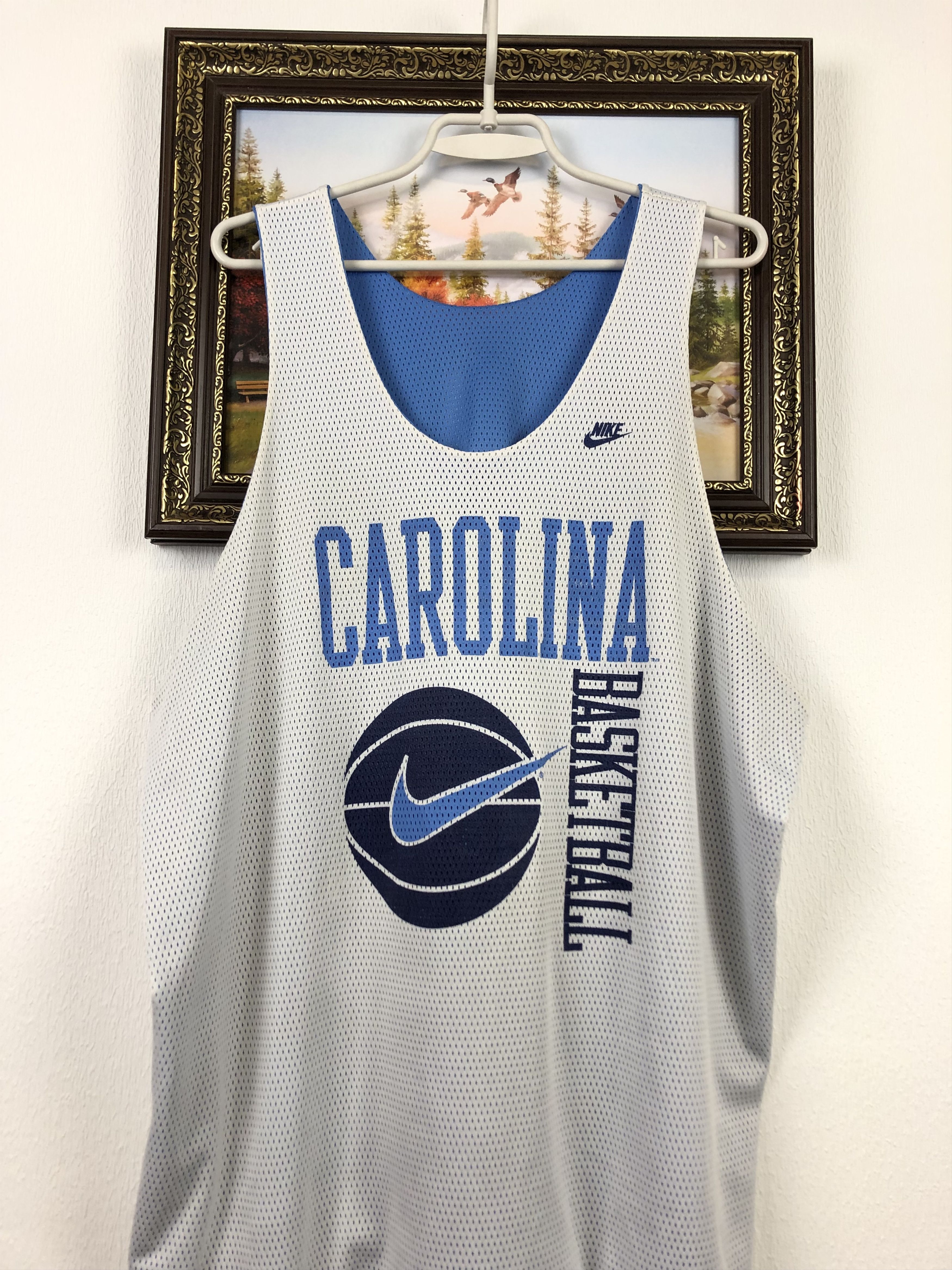 Nike × Vintage Vintage NCAA North Carolina Double Sided Jersey Shirt Rare Size US XXL / EU 58 / 5 - 14 Thumbnail