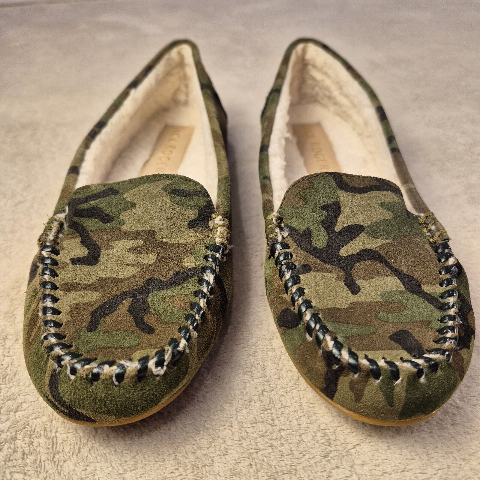 Jack Rogers Jack Rogers Sherpa Lined Moccasins Millie Camo S 9B Rubber Size US 9 / IT 39 - 1 Thumbnail