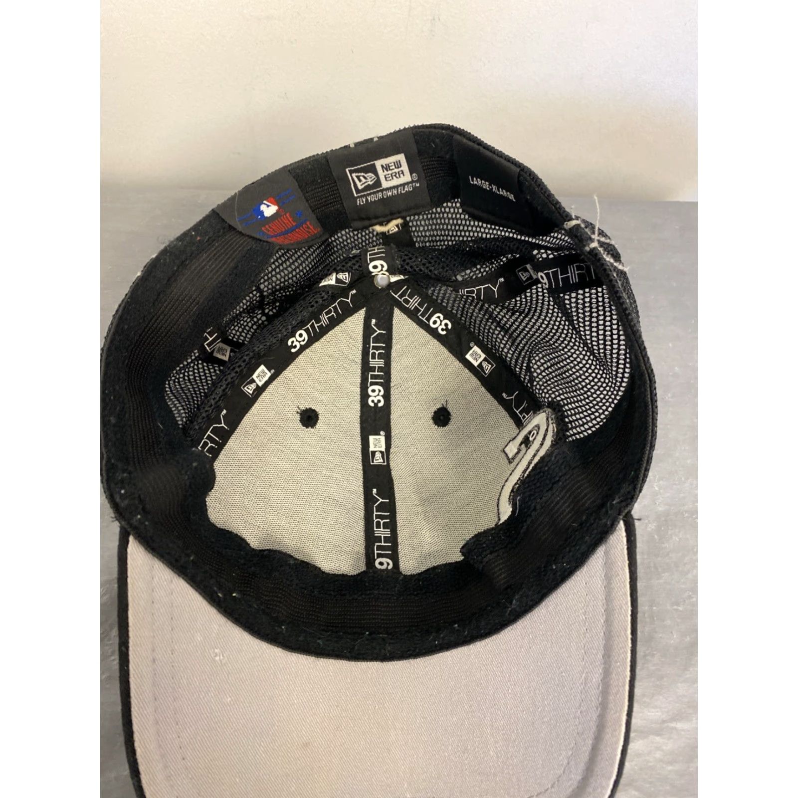 New Era New Era Chicago White Sox Baseball Cap L/XL Black Solid Mens Size ONE SIZE - 4 Thumbnail
