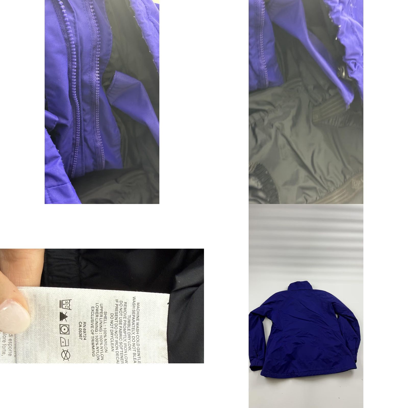 Vintage Columbia Jacket XL Purple Omni-Tech Interchange Waterproof Breathable Ski Womens Size XL / US 12-14 / IT 48-50 - 8 Thumbnail