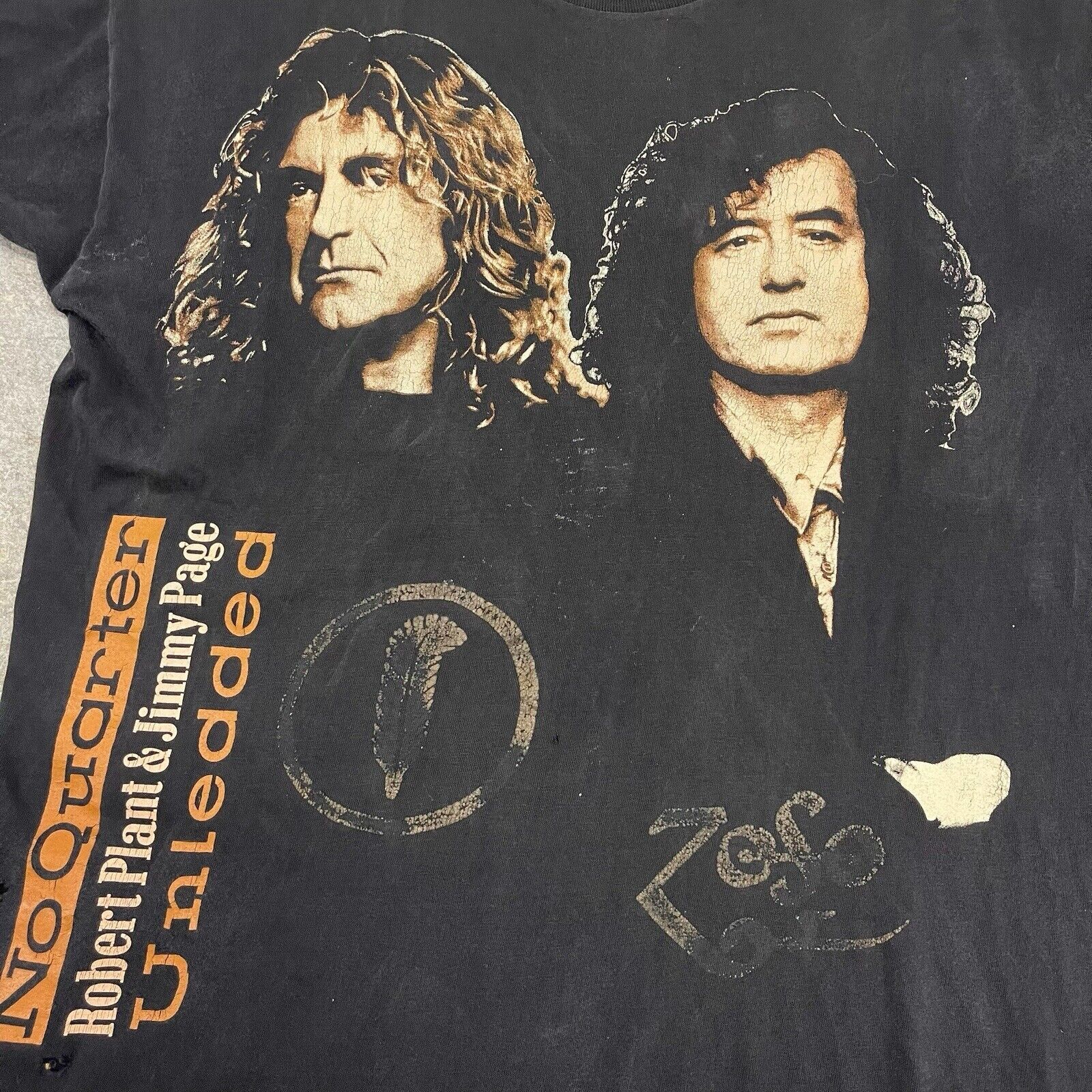 Band Tees × Led Zeppelin × Vintage Vintage 1995 Led Zeppelin No Quarter Tour Concert Band Tee Size US L / EU 52-54 / 3 - 2 Thumbnail