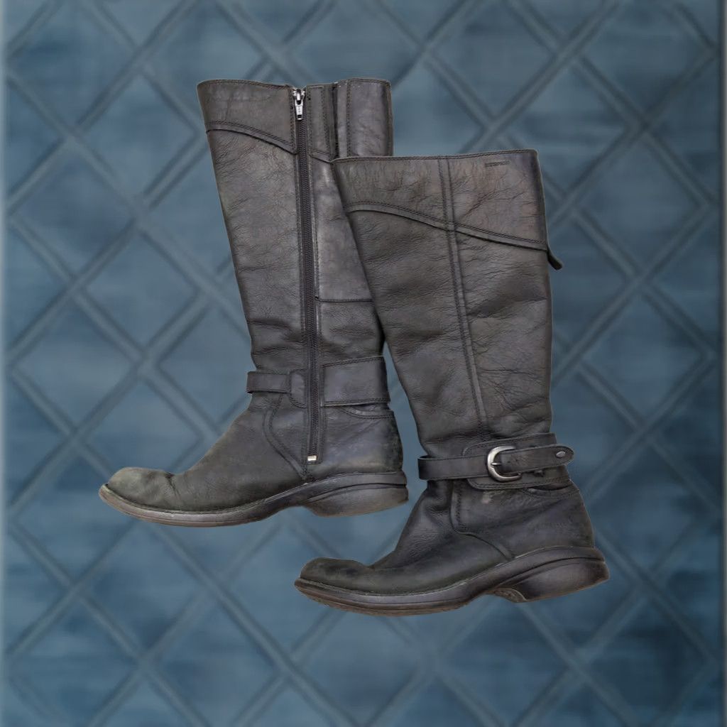 Merrell Merrell Riding Boots Womens Size 8 Black Tall Waterproof Side Zip Buckle J69141 Size US 8 / IT 38 - 1 Thumbnail