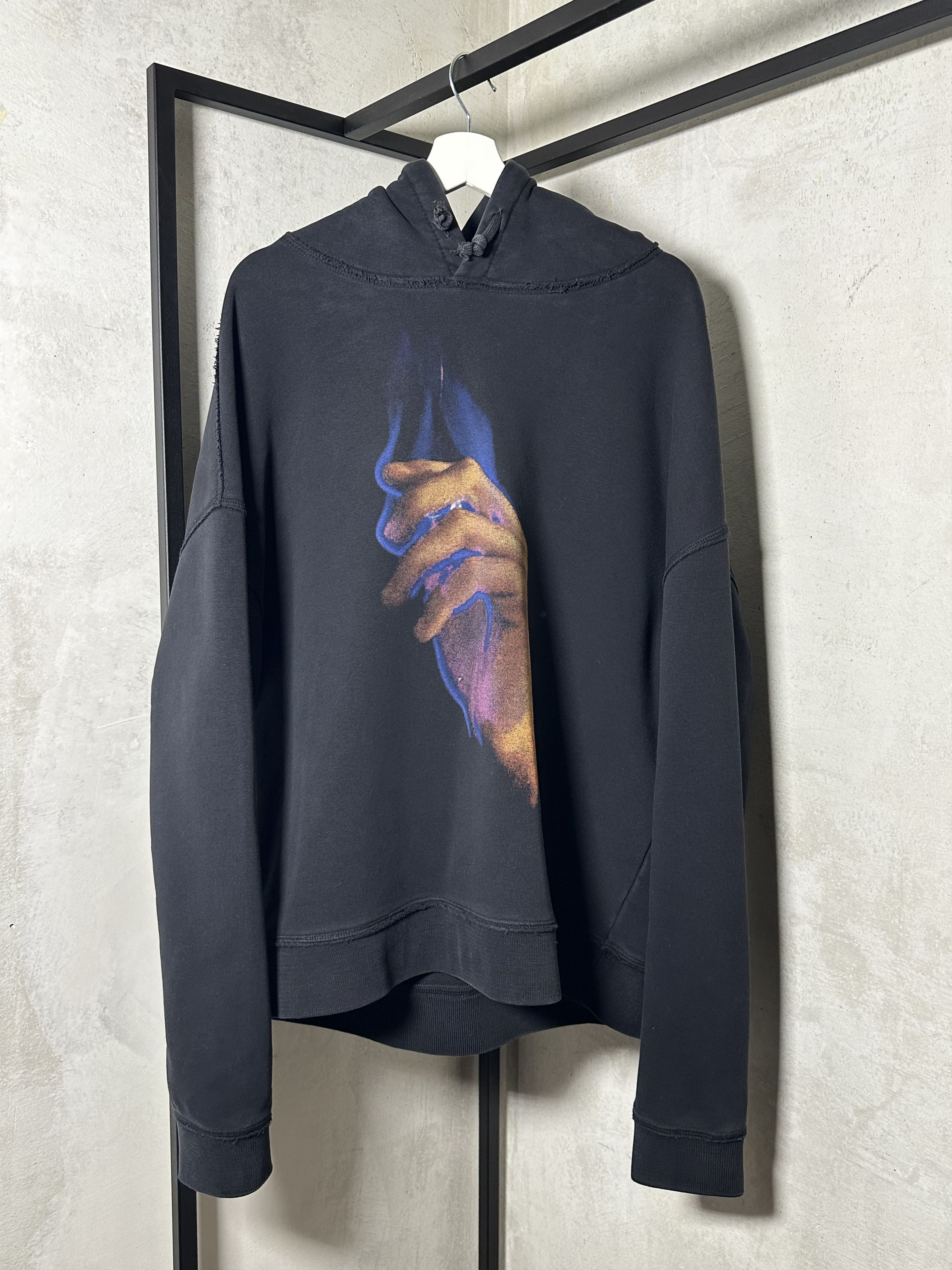 Misbhv Misbhv Flame Hoodie in Graphite Black Size US XL / EU 56 / 4 - 6 Thumbnail