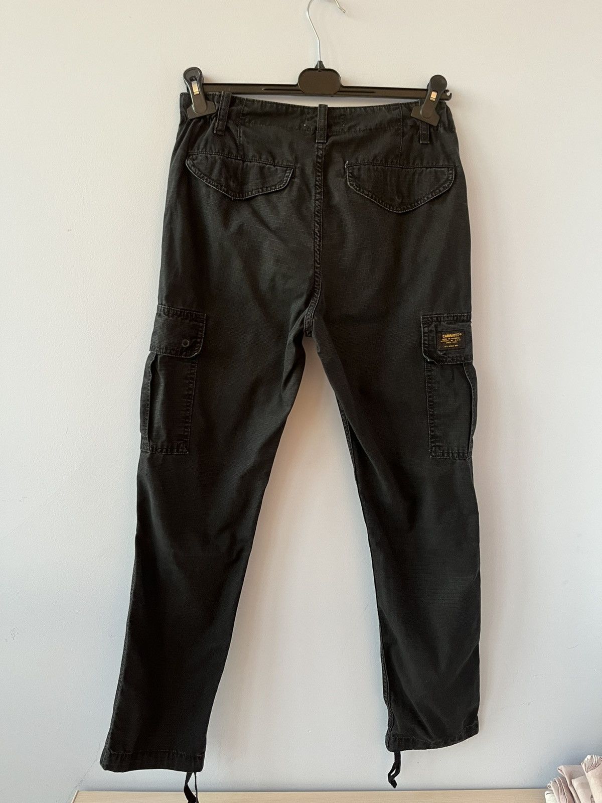 Carhartt Wip Carhartt WIP W’ Cymbal Cargo Pants Ripstop Black – Size 26 Size 26" / US 2 / IT 38 - 5 Thumbnail