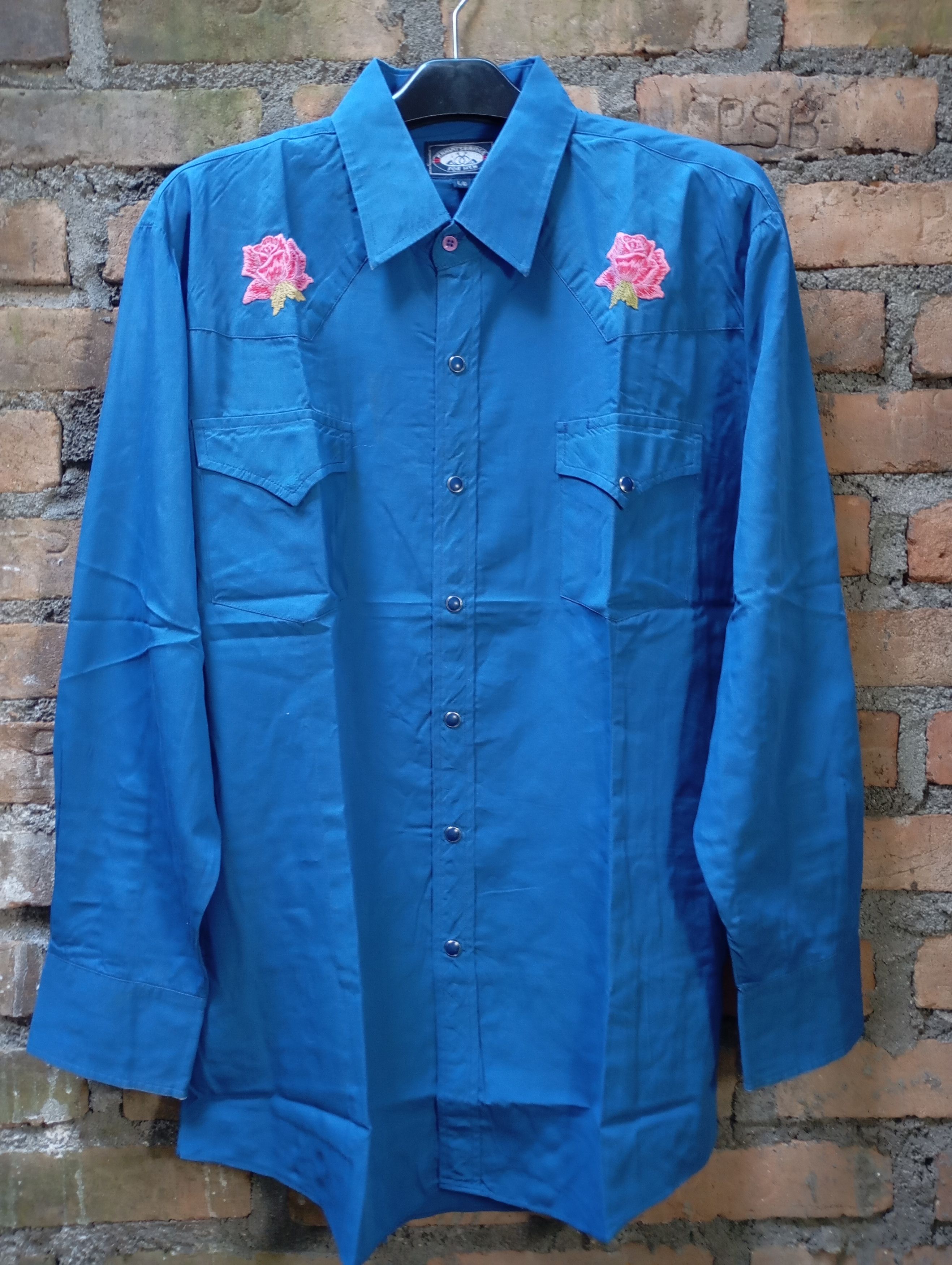Knightsbridge × Vintage Vintage Knights Bridge Westren Shirts Size US L / EU 52-54 / 3 - 1 Thumbnail
