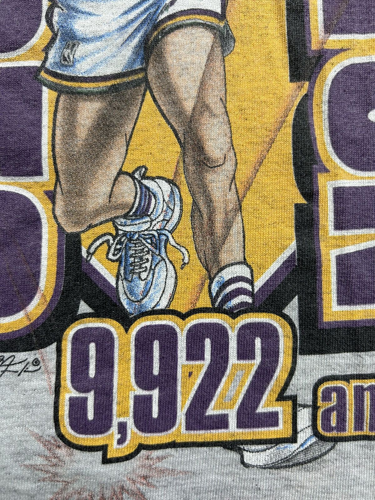 NBA × Vintage Vintage 90s NBA Utah Jazz John Stockton Tee Salem USA Size US L / EU 52-54 / 3 - 4 Thumbnail